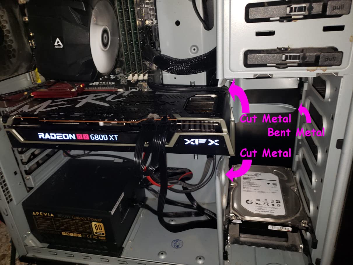 XFX Speedster MERC319 AMD Radeon RX 6800 XT CORE Gaming Graphics Card with 16GB GDDR6 HDMI 3xDP RX-68XTALFD9 customer photo 2