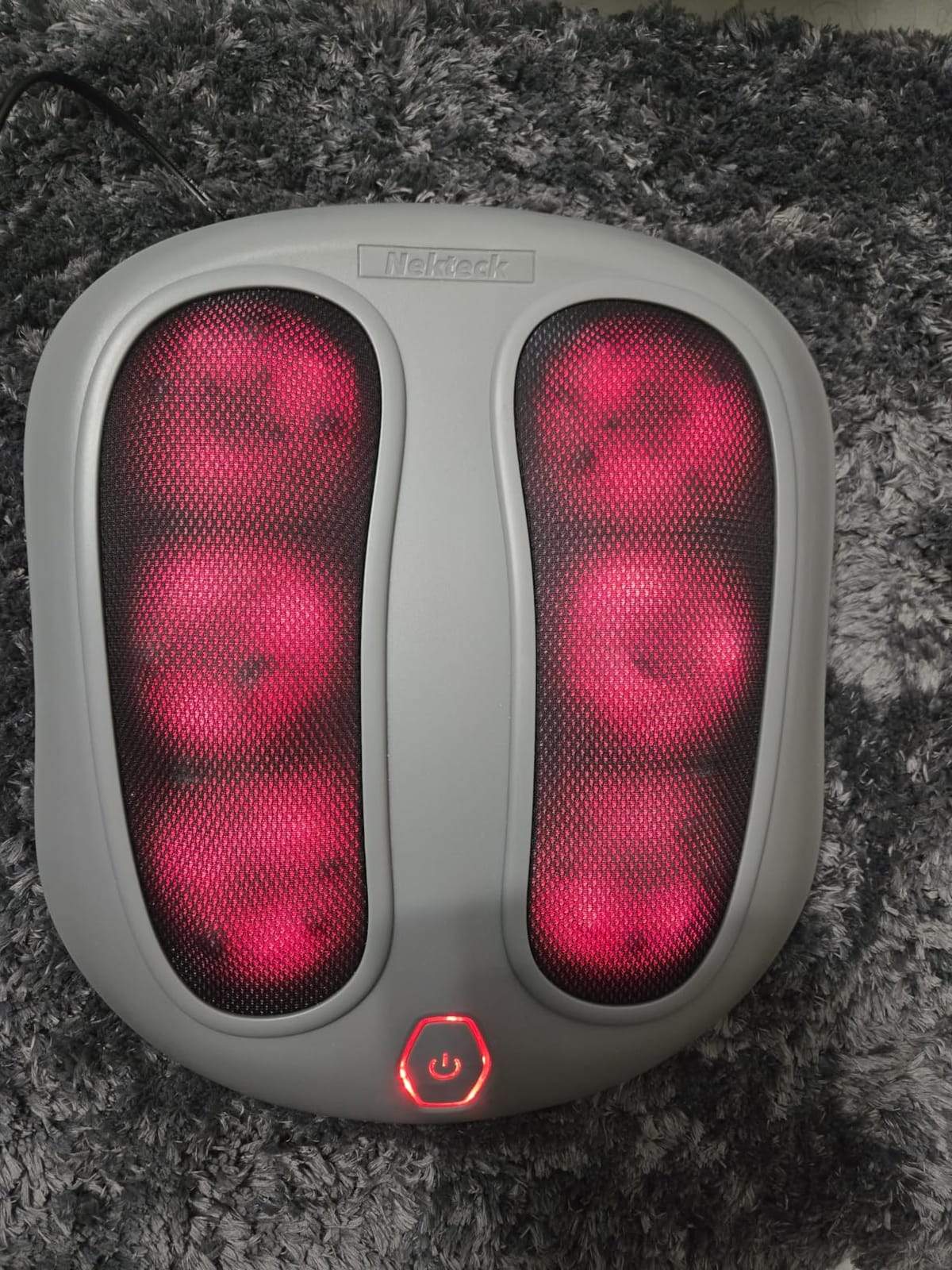 Nekteck Shiatsu Foot Massager with Heat for Plantar Fasciitis customer photo 2