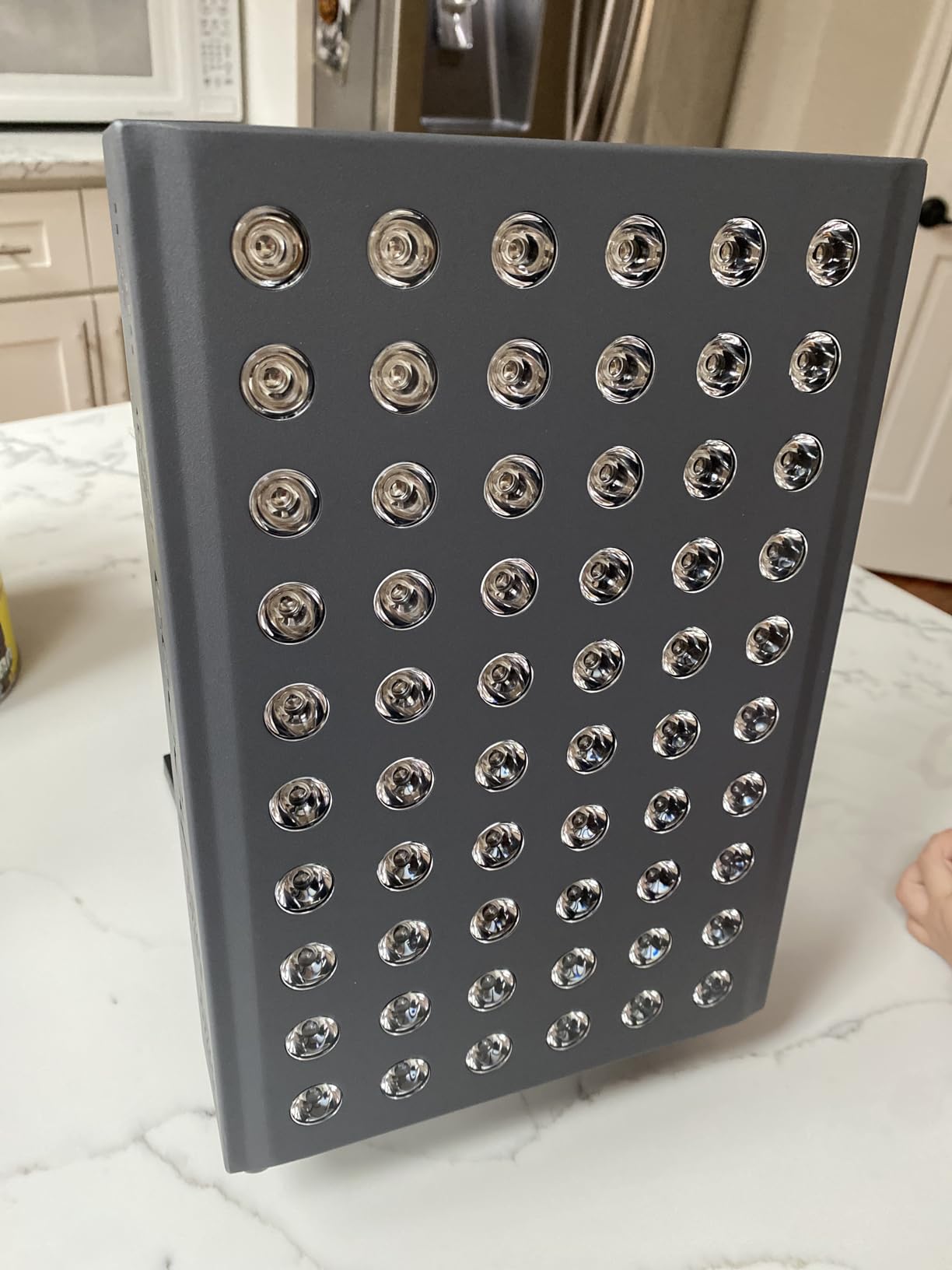 Hooga Red Light Therapy Panel Device - 660nm Red & 850nm Near Infrared Light Therapy, LED Light Therapy Lamp, 60 Dual Chip LEDs, Timer, Table Top Stand Included - PRO300 customer photo 1