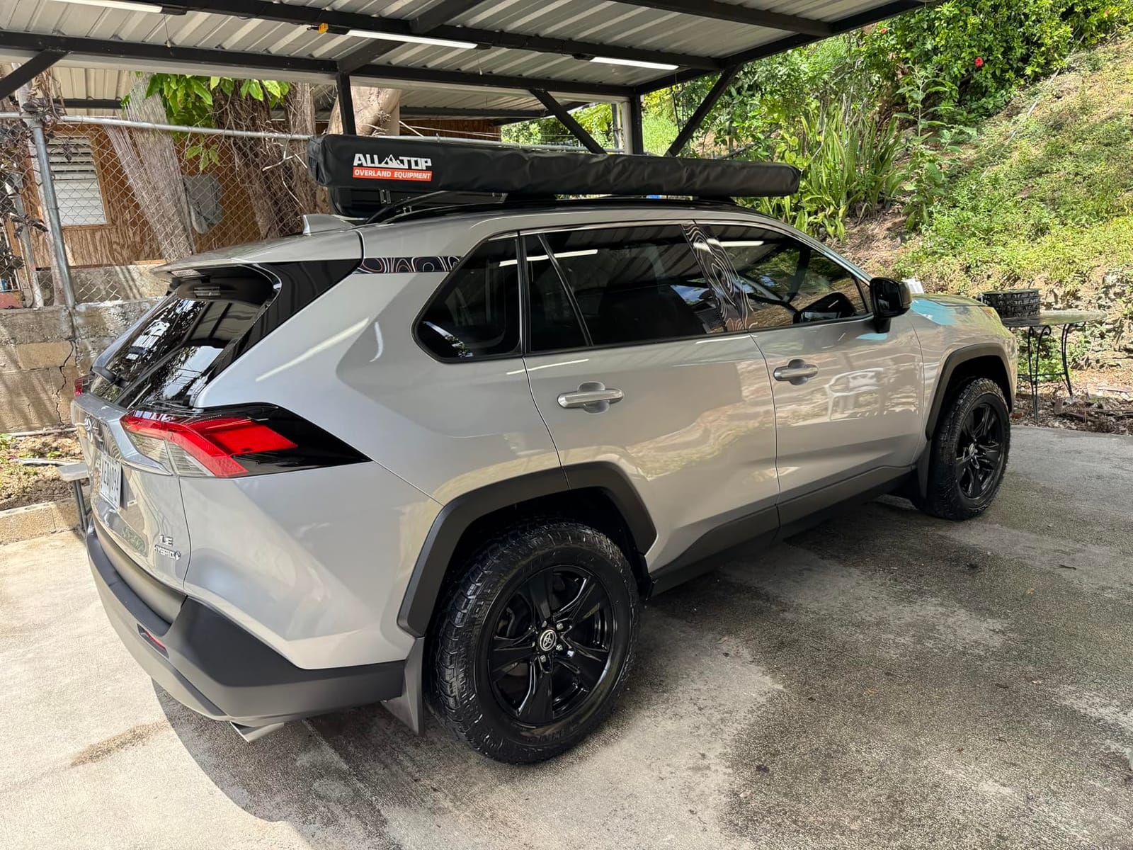 ALL-TOP Vehicle Awning 6.6'x8.2' Roof Rack Pull-Out Sun Shade UV50+, Weatherproof 4x4 Side Awning for Camping & Overland (Hardware Included) customer photo 2
