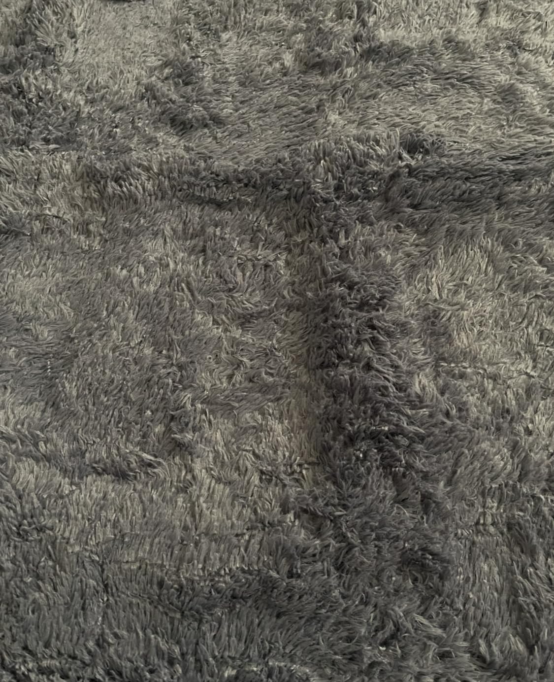 TWINNIS Super Soft Shaggy Rugs Fluffy Carpets, 6x9 Feet, Indoor Modern Plush Area Rugs for Living Room Bedroom Kids Room Nursery Home Decor, Upgrade Anti-Skid Rectangular Fuzzy Rug, Grey customer photo 2