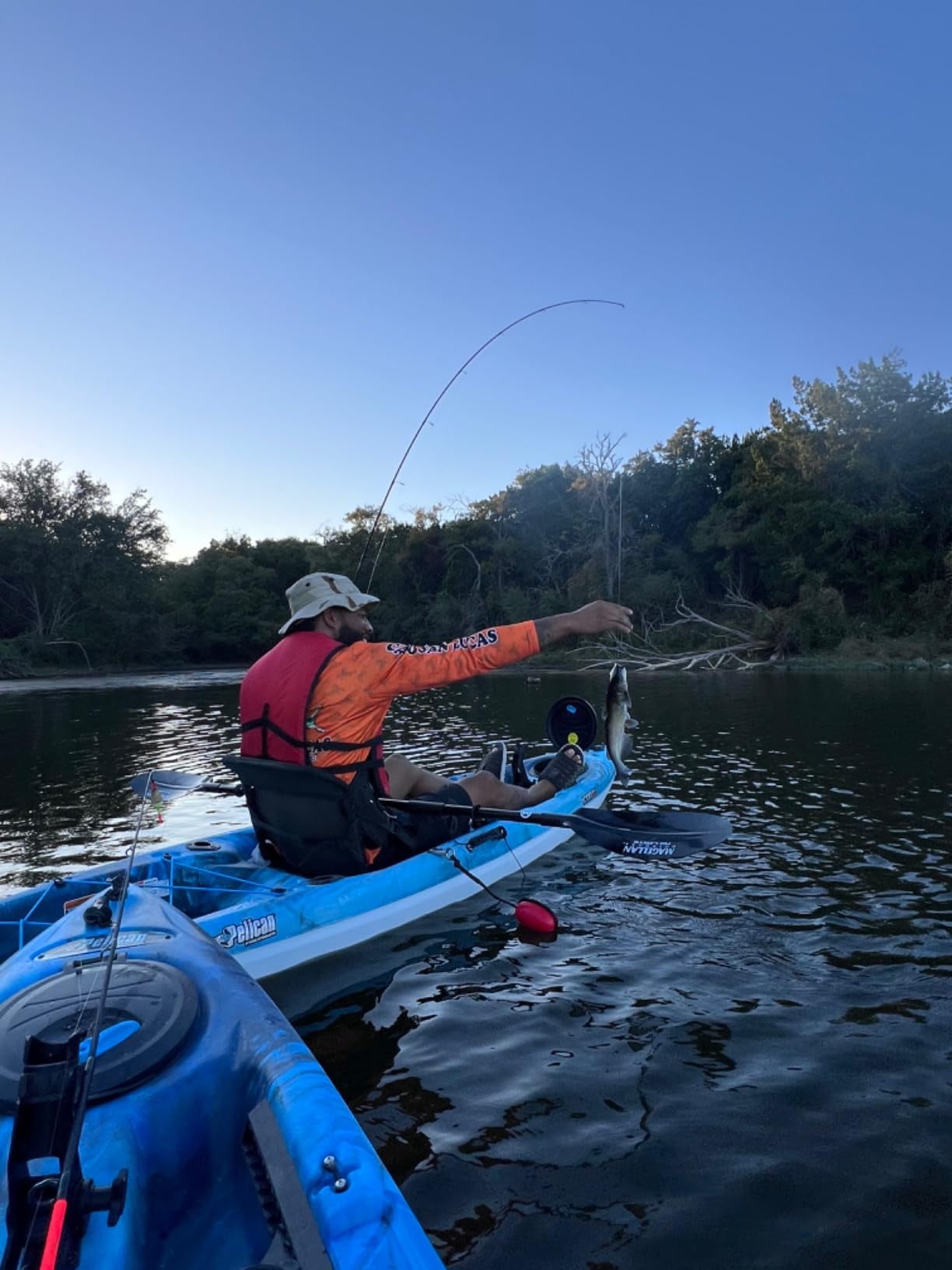LUCKY Kayak Portable Fish Depth Finder Water Handheld Fish Finder Sonar Castable Kayak Boat Fishfinder Transducer Fishing LCD Display FFC1108 customer photo 2