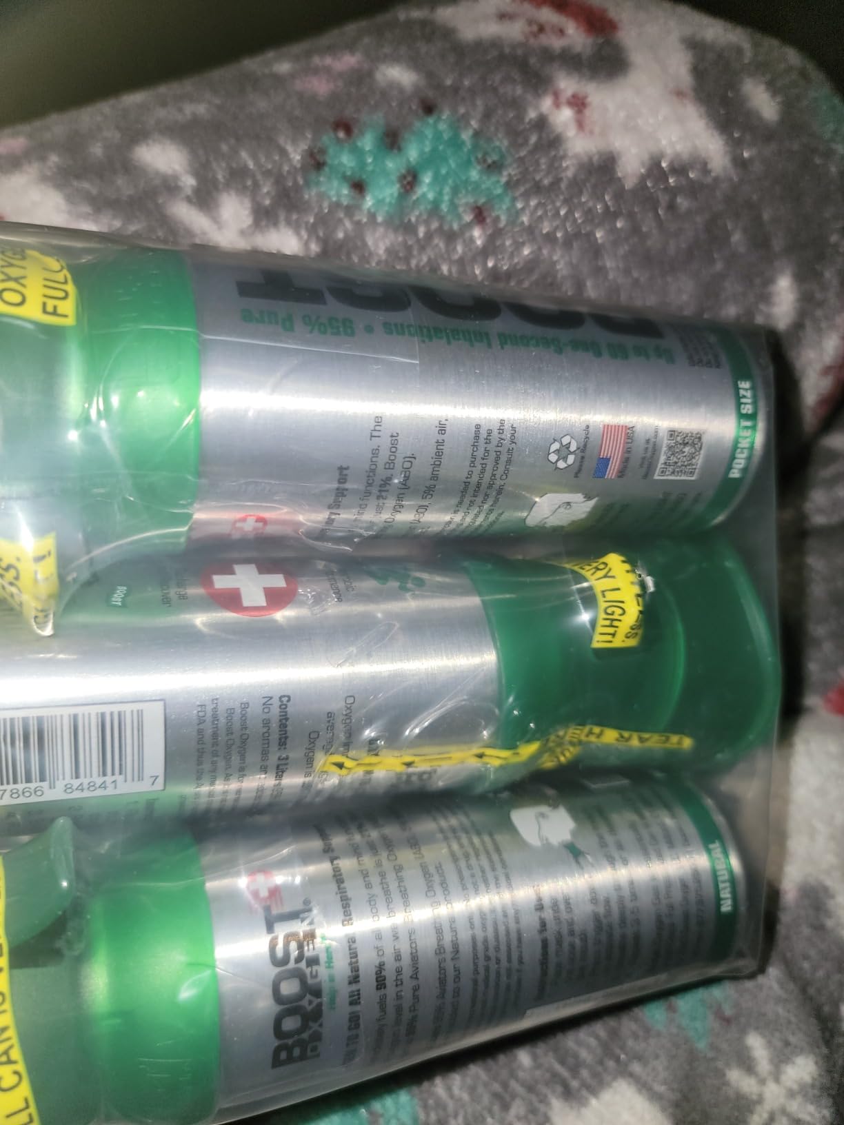 Boost Oxygen Pocket Size Revive Peppermint 3L Canister, 3 Pack customer photo 1