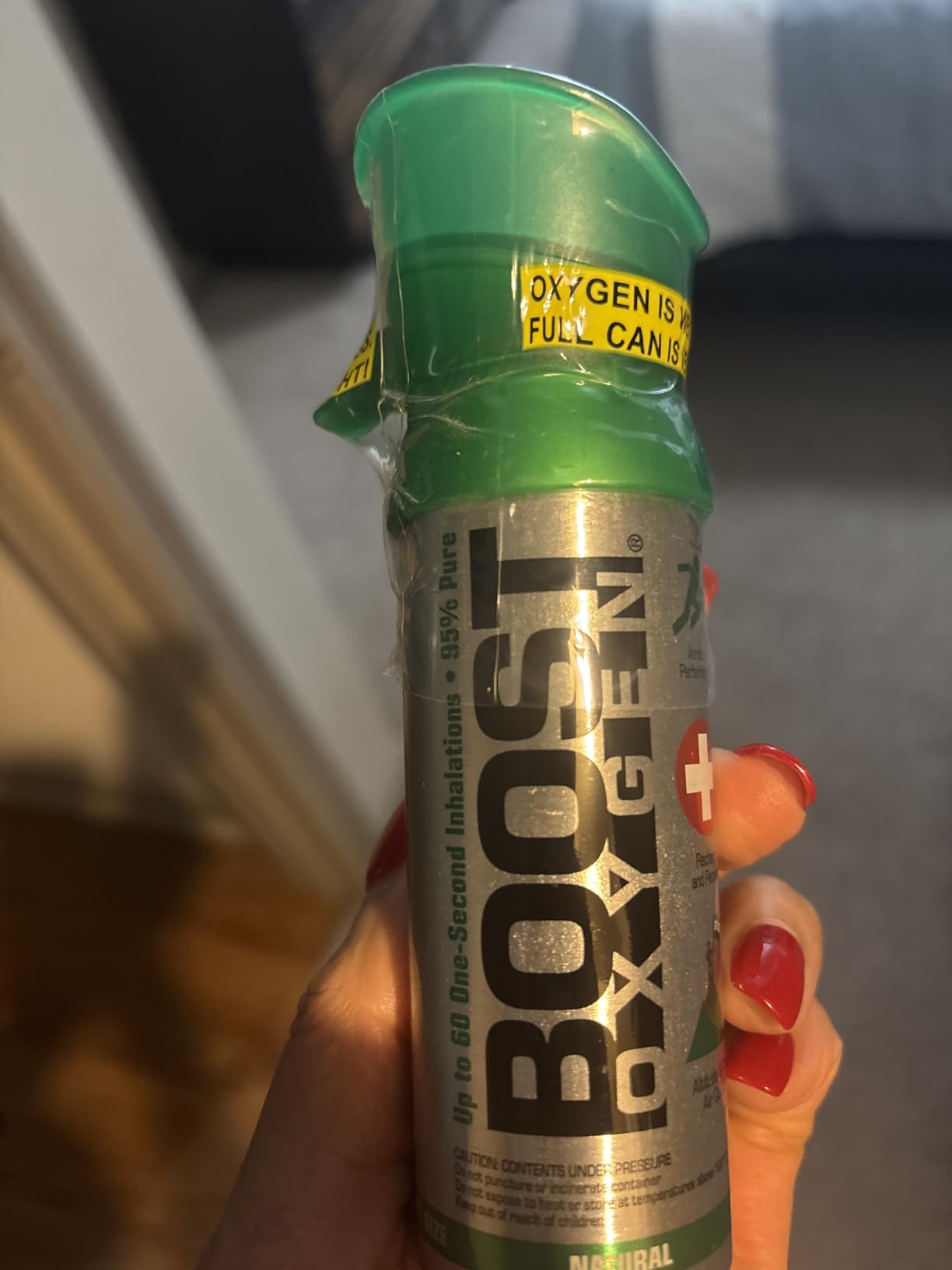 Boost Oxygen Pocket Size Revive Peppermint 3L Canister, 3 Pack customer photo 2