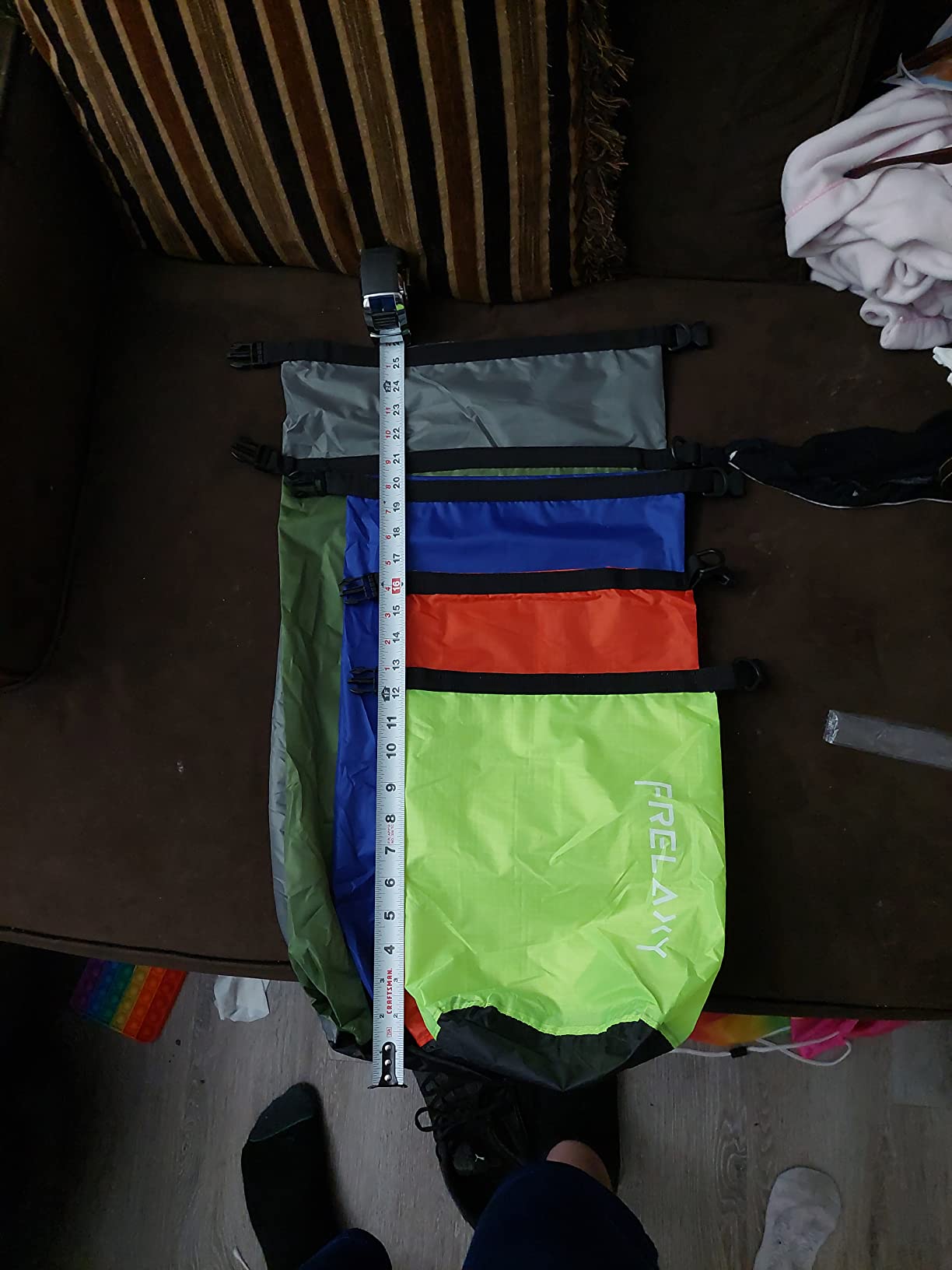 Frelaxy Dry Bag 5 Pack, Ultralight Waterproof Dry Sack for Outdoor Use customer photo 1