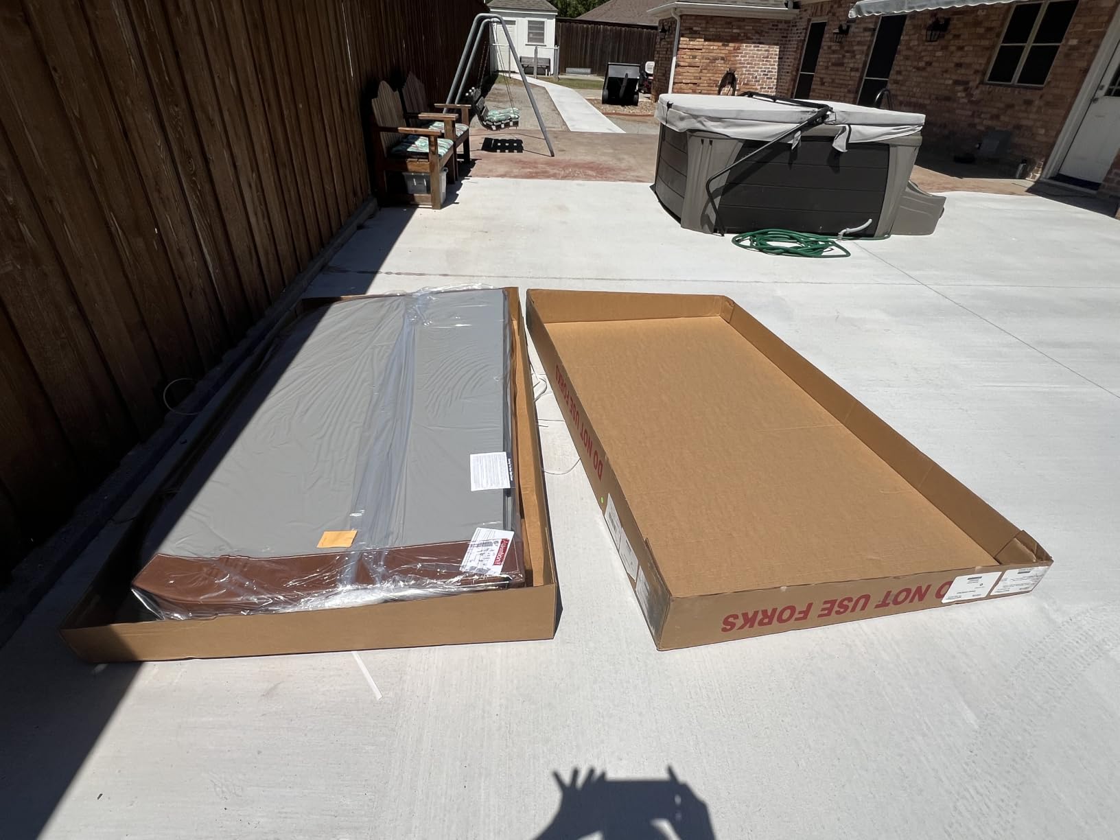 MySpaCover Custom-Made Hot Tub and Spa Cover Replacement | High-Density EPS Foam Insulation | HydroTex 600D or Marine Vinyl | Any Shape and Size up to 96 x 96 in. | 5-Year Warranty customer photo 2