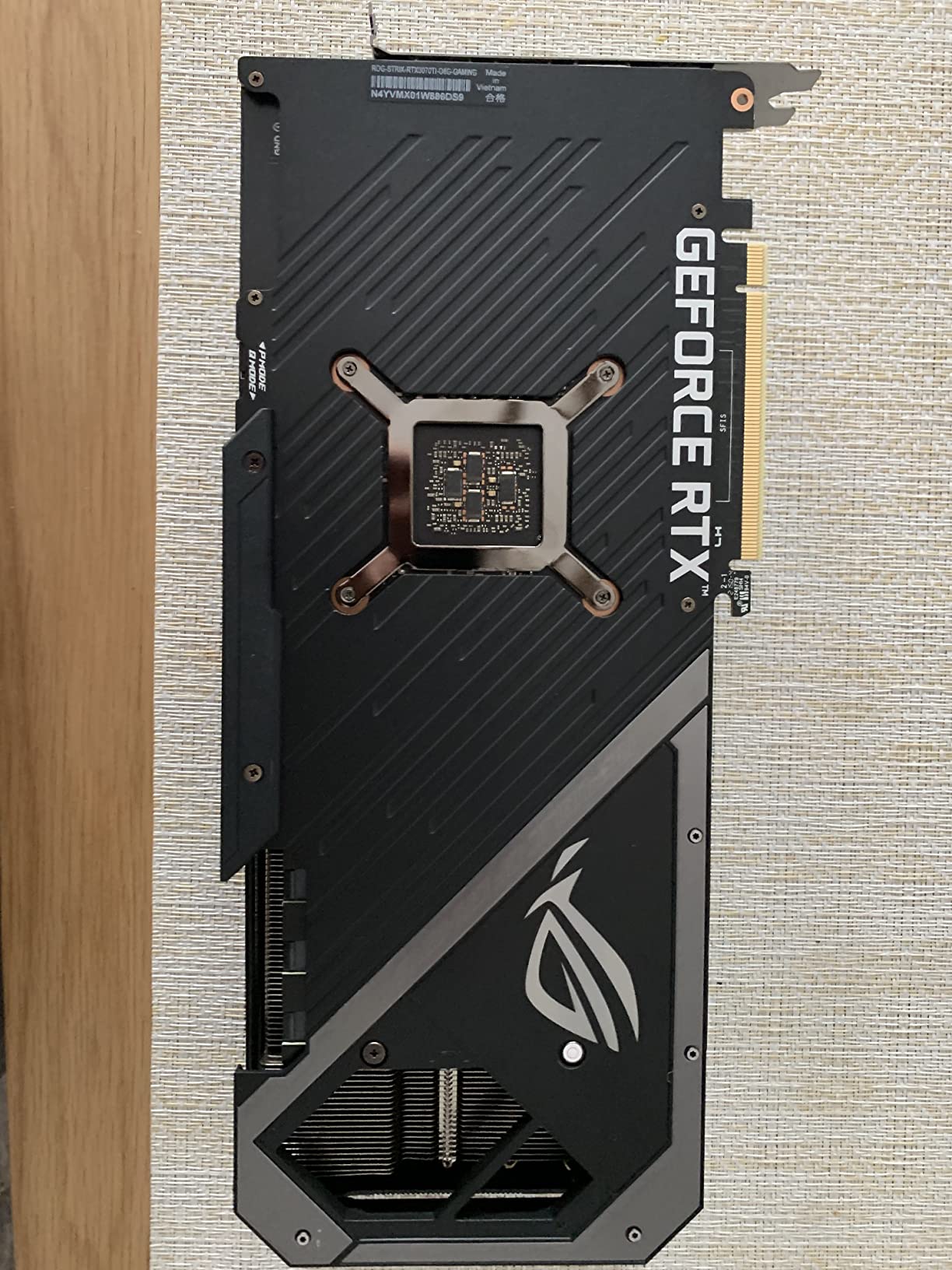 ASUS ROG Strix NVIDIA GeForce RTX 3070 Ti OC Edition Gaming Graphics Card (PCIe 4.0, 8GB GDDR6X, HDMI 2.1, DisplayPort 1.4a, Axial-tech Fan Design, 2.9-Slot, Super Alloy Power II), 3 Year Warranty customer photo 2