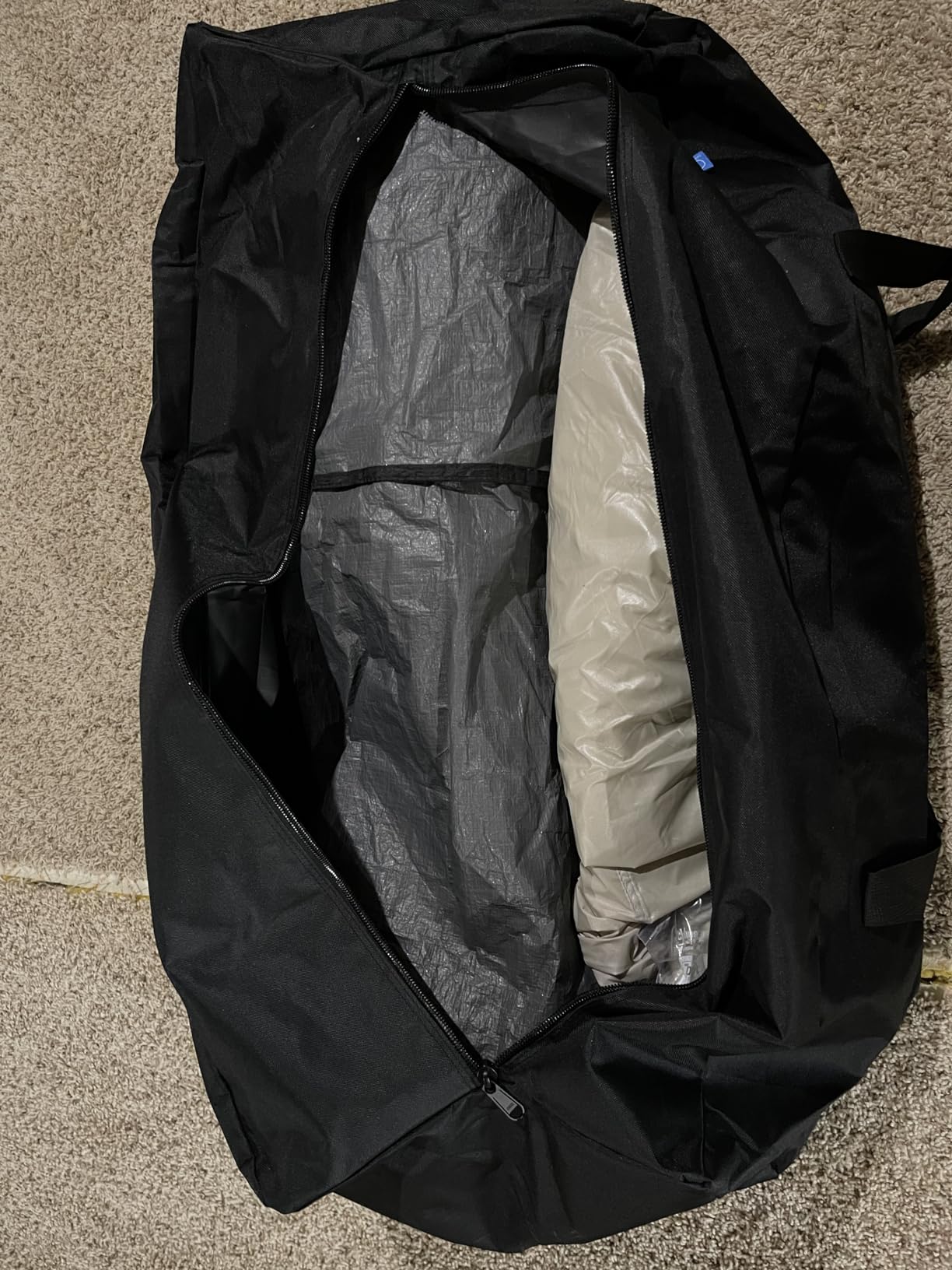 COOLBEBE 36-Inch Large Travel Duffle Bag, 100L Heavy Duty Luggage, Black customer photo 1