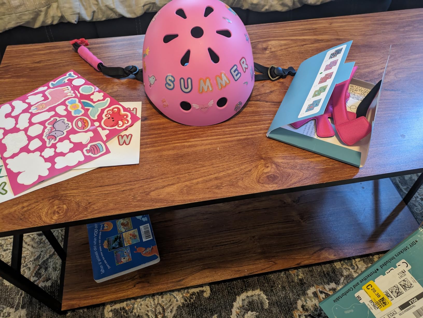 Simply Kids Bike Helmet with DIY Stickers, CPSC & CE Certified - Toddler Helmet for Skateboard Roller-Skating Bicycle Scooter customer photo 2