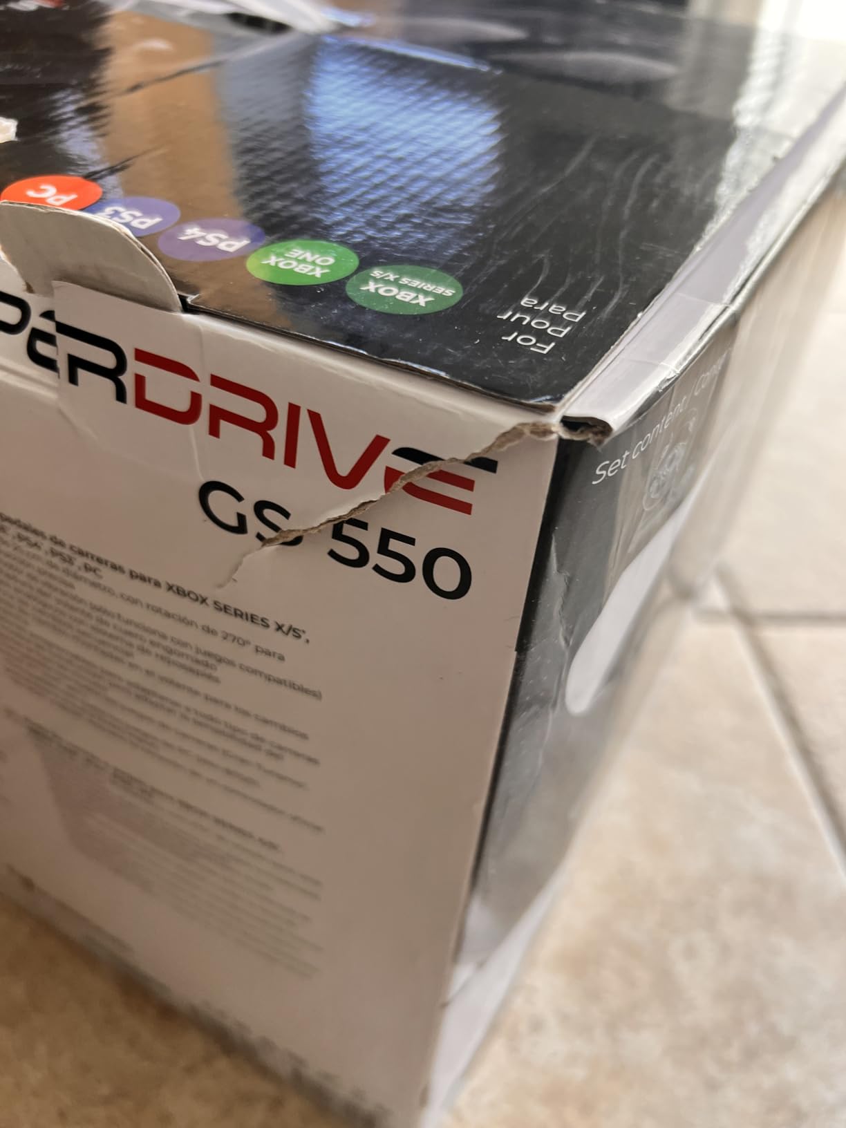 SUBSONIC Racing GS550 Gaming Steering Wheel Switch 2, PS4, Xbox & PC customer photo 2