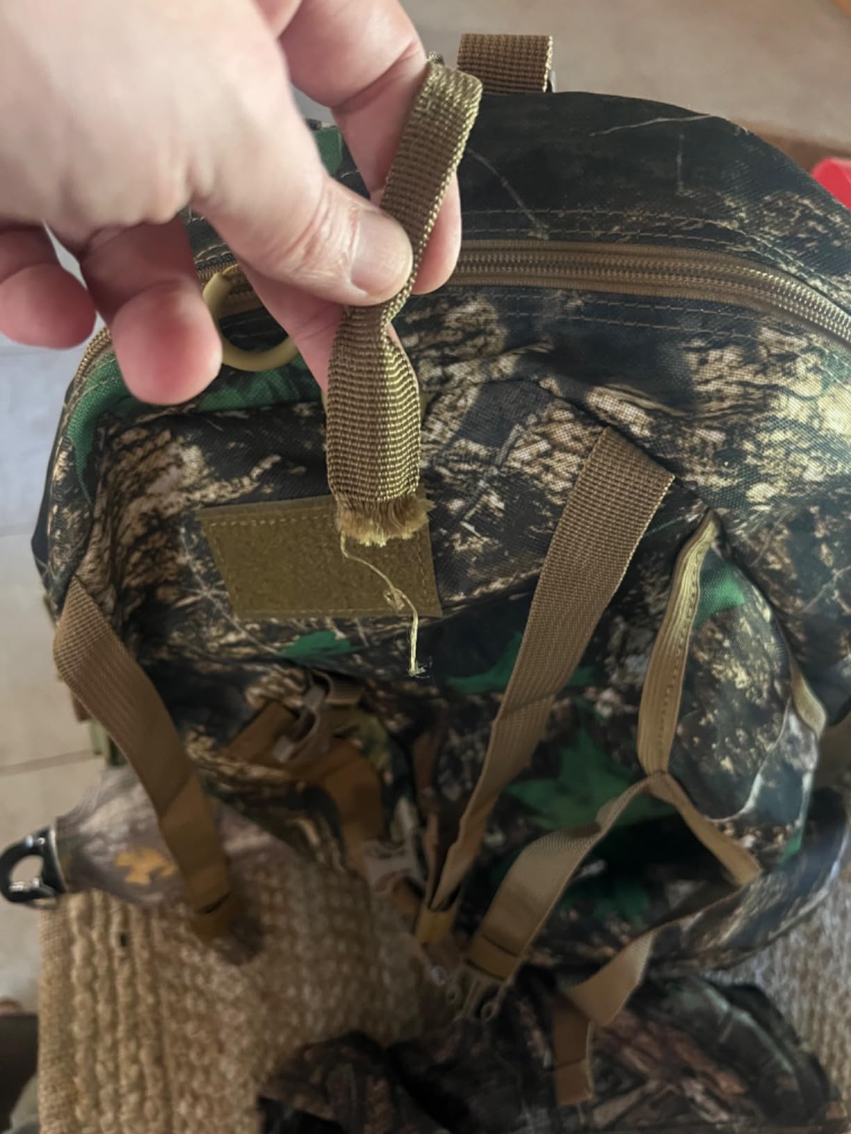 Hunting Backpack with Waterproof Rain Cover for Men. customer photo 1