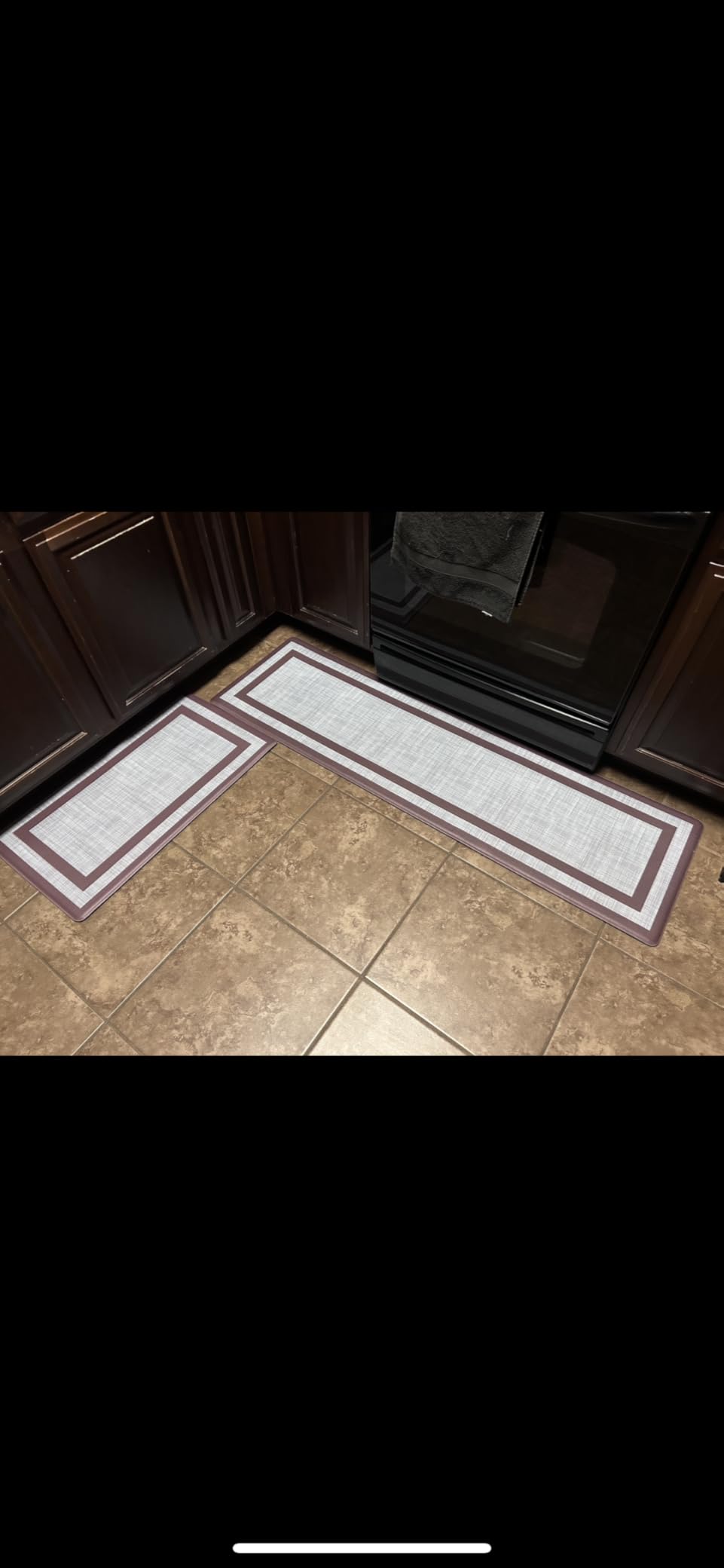 Mattitude Kitchen Mats Set of 2,Cushioned Anti-Fatigue Non-Skid Rug Sets customer photo 2
