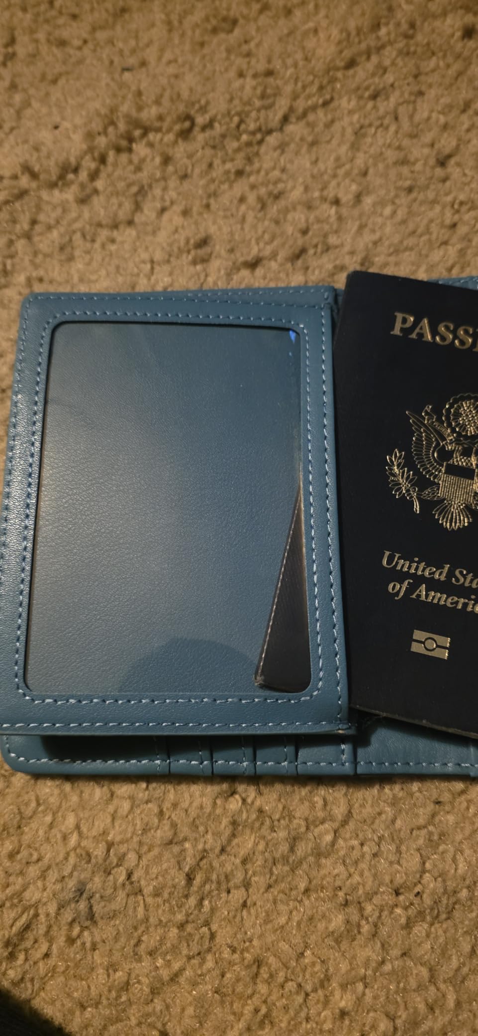 Melsbrinna Rfid Passport Holder for Travel women/Men, Cute Passport Wallet Rfid Blocking Card Slots, Rfid Passport Cover/CaseTravel Wallet, Passport Book Holder (1, Green2) customer photo 1