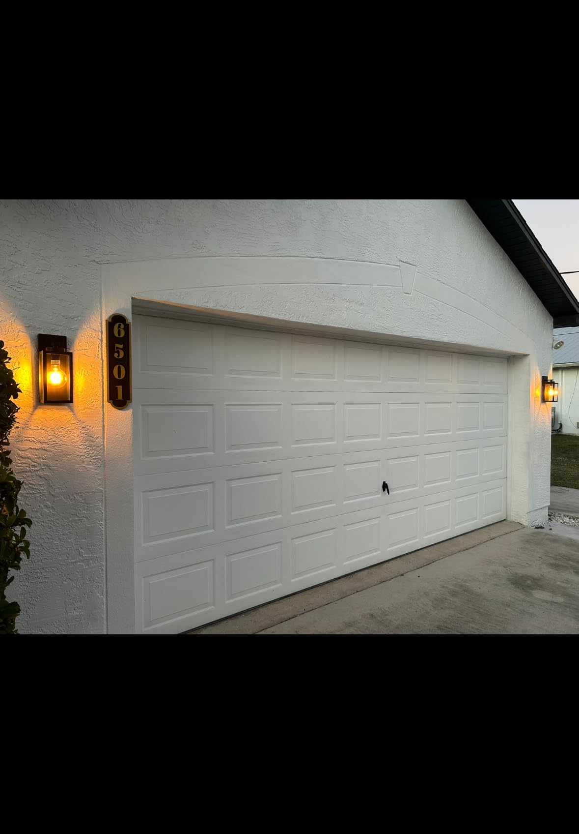 BesLowe Outdoor Wall Light Fixtures, Modern Black Exterior Wall Lanterns customer photo 1