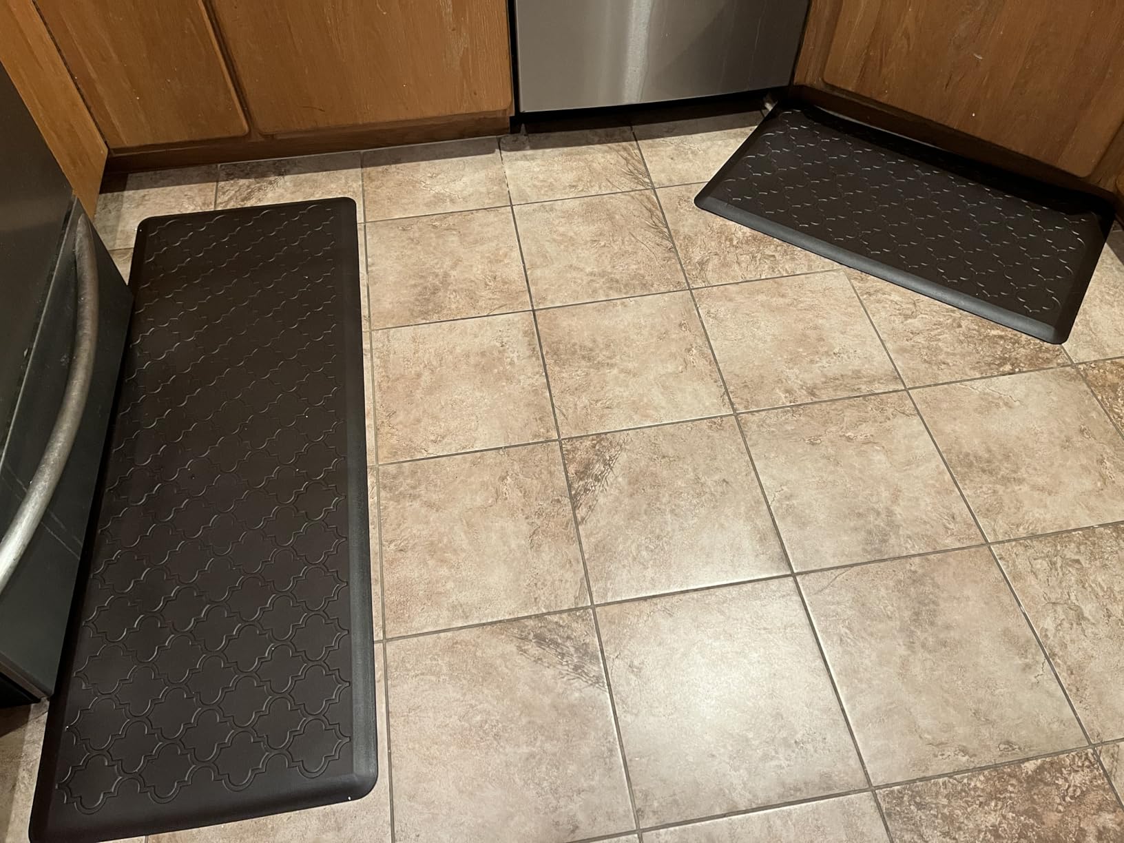 Kitchen Mat 2 PCS Cushioned Anti-Fatigue Floor Mat Standing Mat for Kitchen customer photo 2