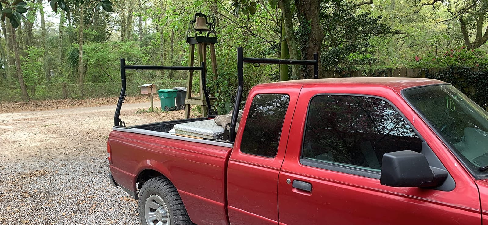 Ladder Rack for Truck Non-Drilling, 800 lbs Capacity customer photo 1