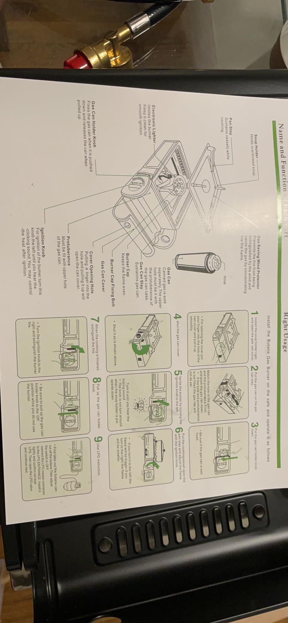 SHINESTAR 7800 BTU Dual Fuel Camping Stove, Propane Portable Gas Stove customer photo 1