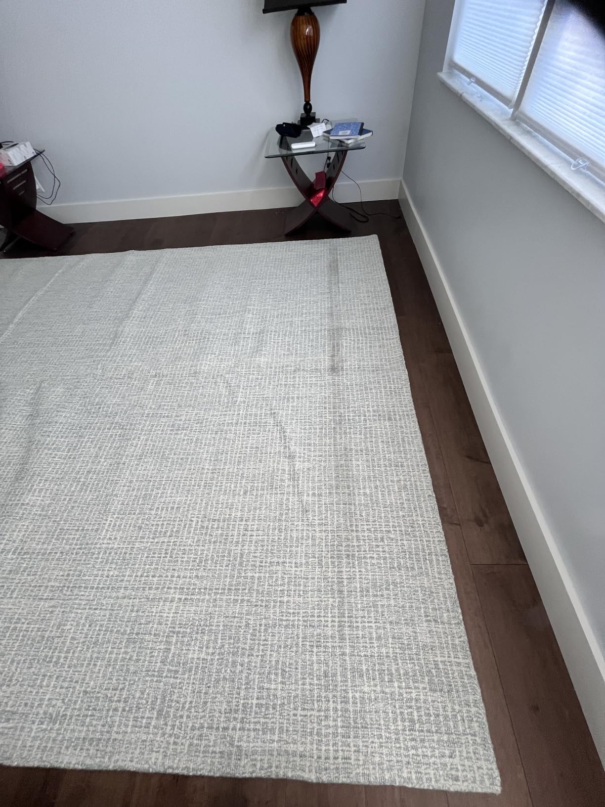 SAFAVIEH Abstract Area Rug 8x10, Wool Handmade Large Ivory & Grey ABT468G customer photo 2