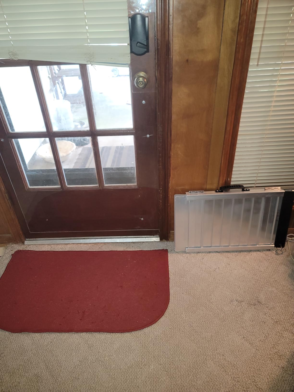 FACHNUO 4FT Portable Wheelchair Ramp for Home Steps, Non-Skid Aluminum Ramp customer photo 1
