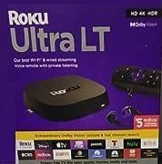 Roku Ultra LT (2023) HD/4K/HDR Dolby Vision Quad-Core Streaming Player with HDMI Cable, Headphones, Voice Remote w/Private Listening, Ethernet customer photo 1