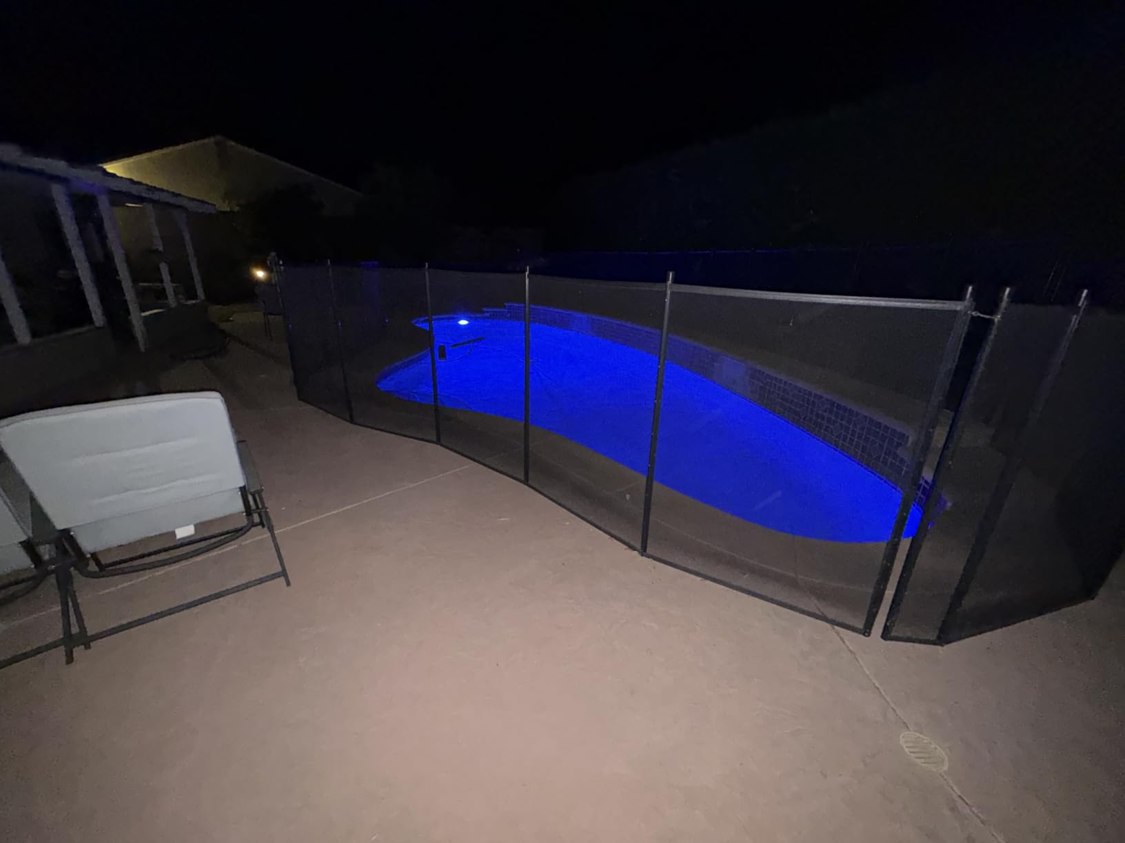 PN01DC LED Inground Pool Lighting System RGBW Color Change 10 Inch 50W, Remote/App Control, 120V AC, 100 Feet Cord customer photo 1