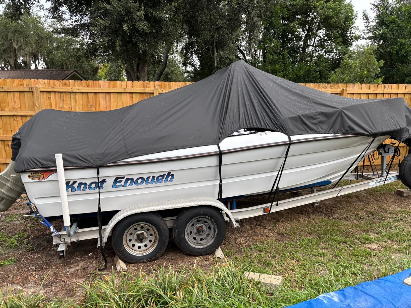 Waterproof 20-22FT Boat Cover, 1200D Heavy Duty Trailerable Cover customer photo 1