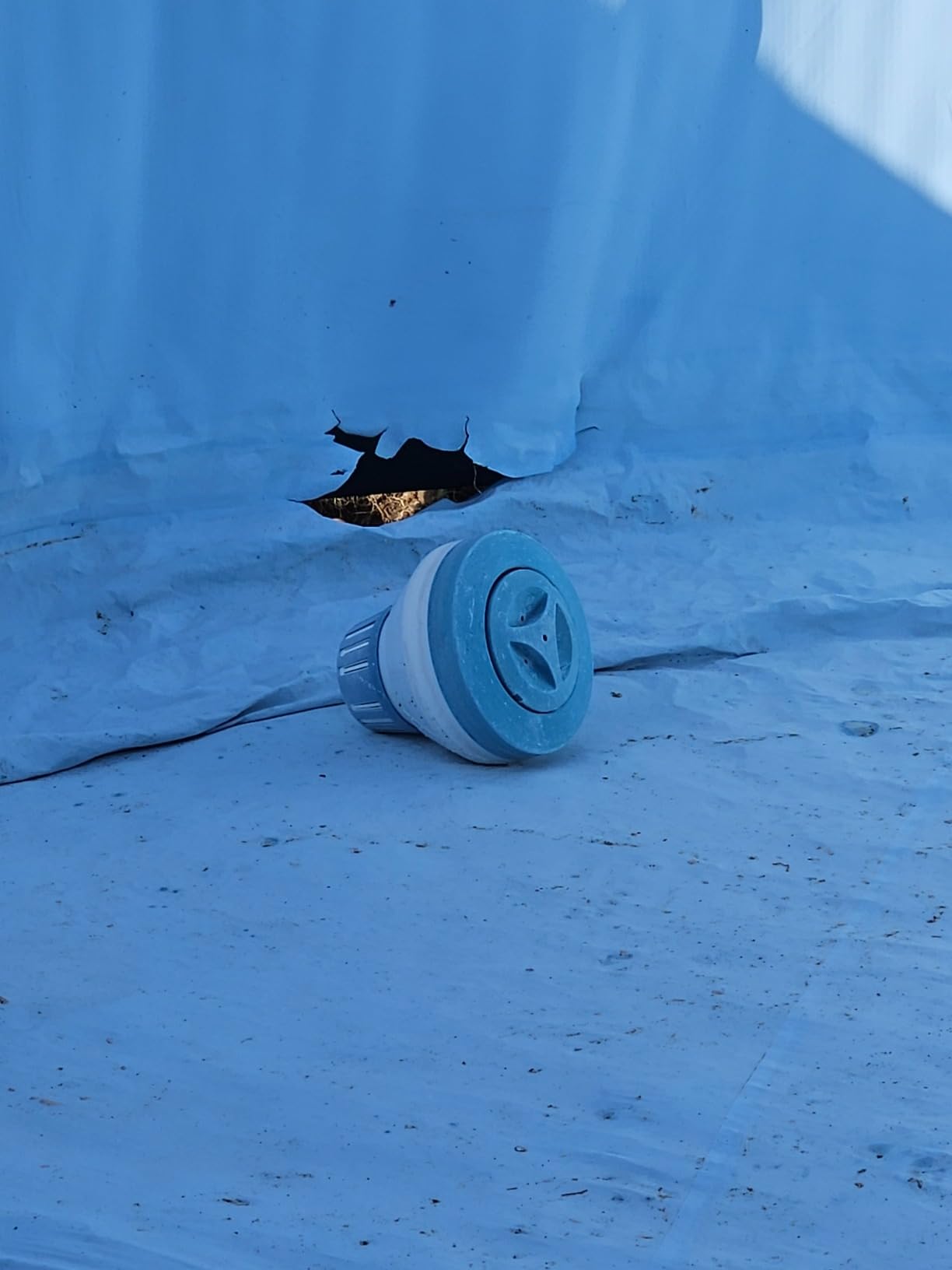 Blue Wave 12 ft Round Overlap Pool Liner for Above Ground Pools, Blue customer photo 2