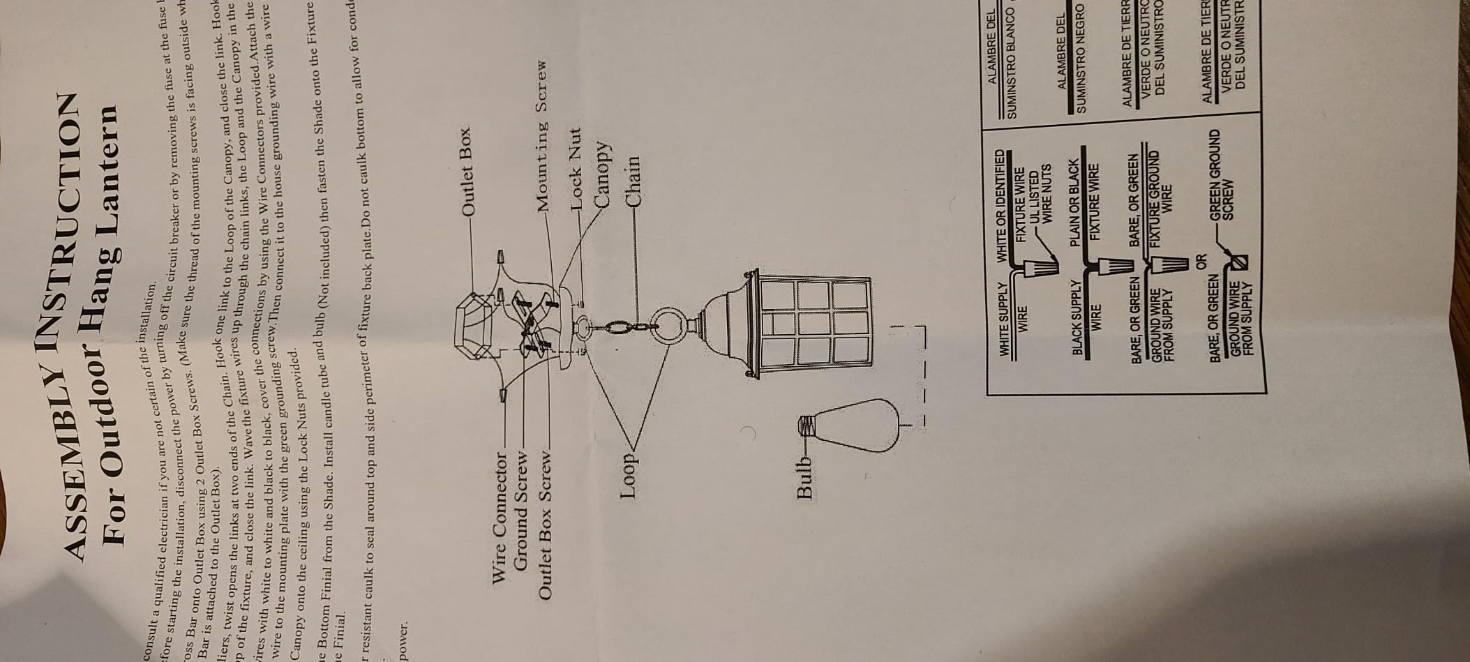 Outdoor Pendant Light, Exterior Ceiling Hanging Lantern for Porch customer photo 2