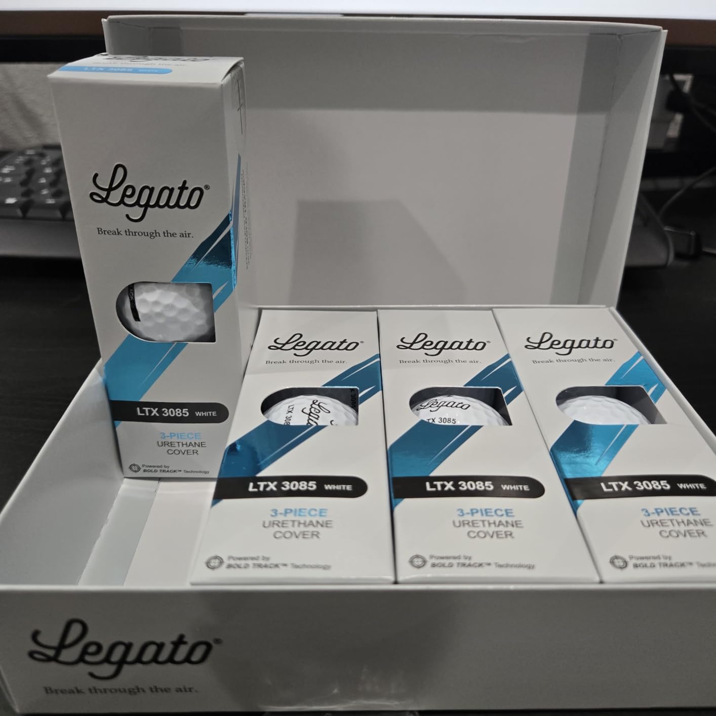 Legato Golf Balls LTX3085, 3 Piece, Urethane Cover, 12 Packs customer photo 2