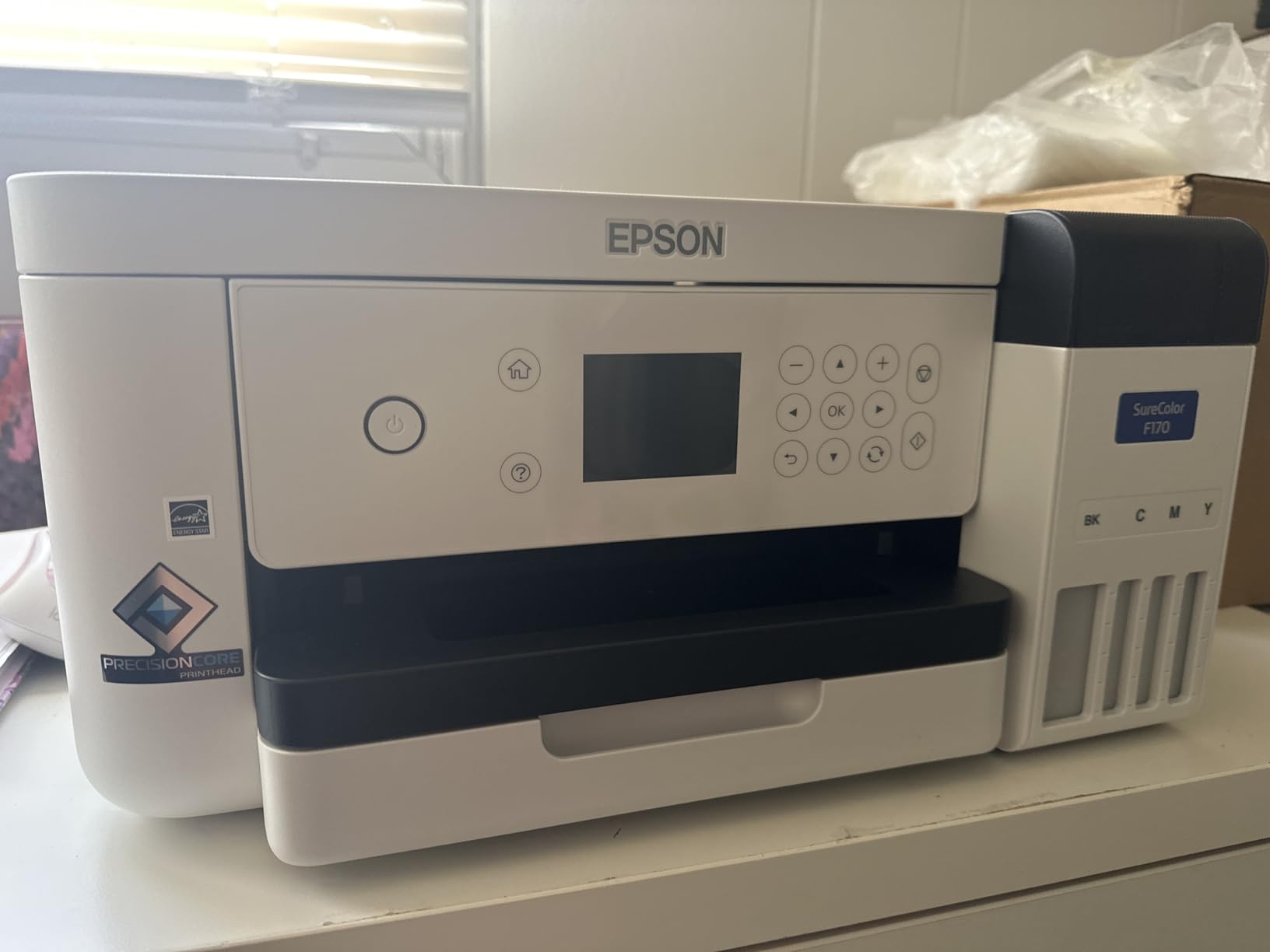 Epson SureColor F170 Dye-Sublimation Printer. Includes Full Set of Ink, User Guide, & AC Power Cable SCF170 - Compact 8.5