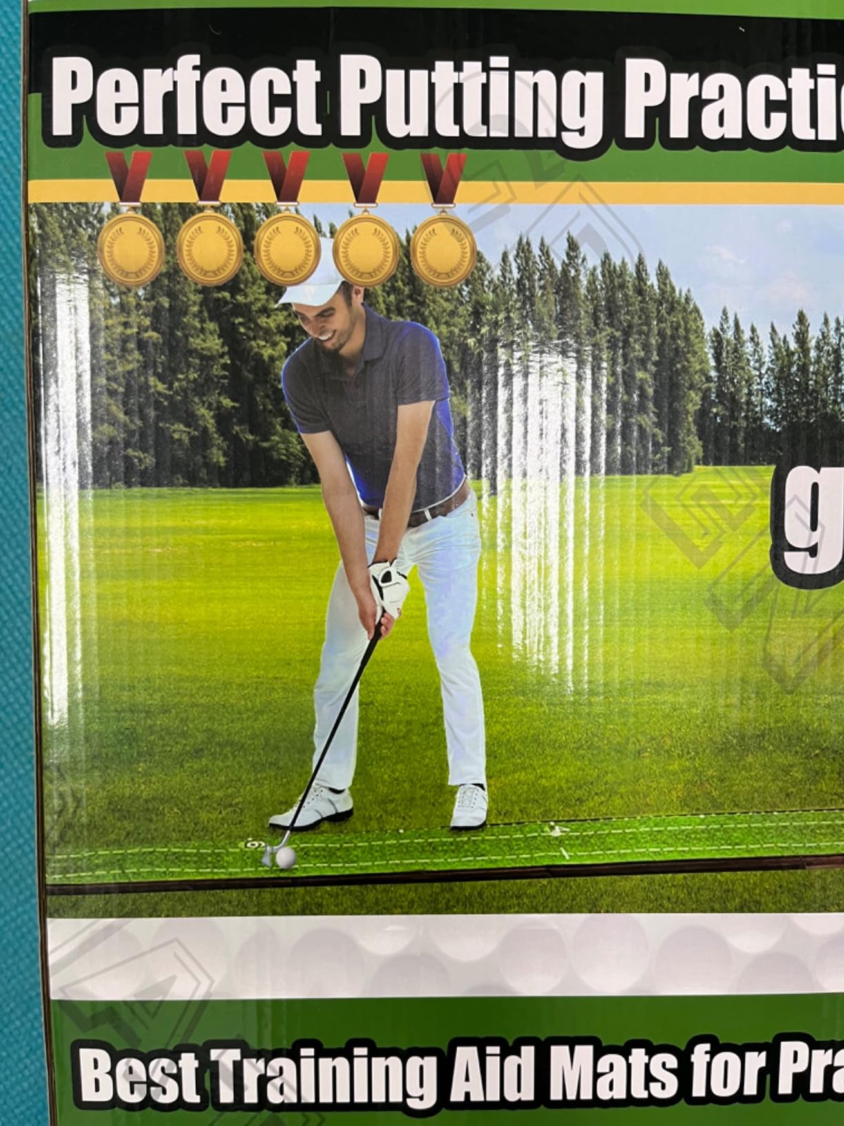 Dachenus Putting Green Indoor Mat Outdoor Golf Putting Mat with Automatic Ball Return customer photo 1