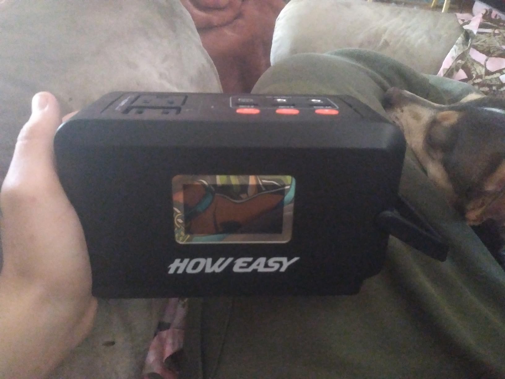 HOWEASY Portable Power Station,120W(240W Peak) Solar Generator customer photo 2