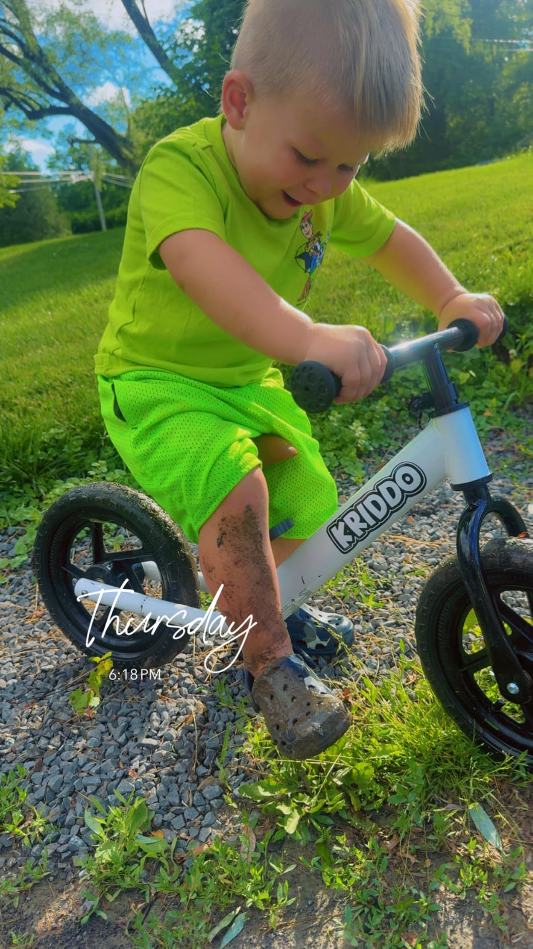 KRIDDO Toddler Balance Bike 2 Year Old, Gift for 2-3 Boys Girls, Adjustable customer photo 1