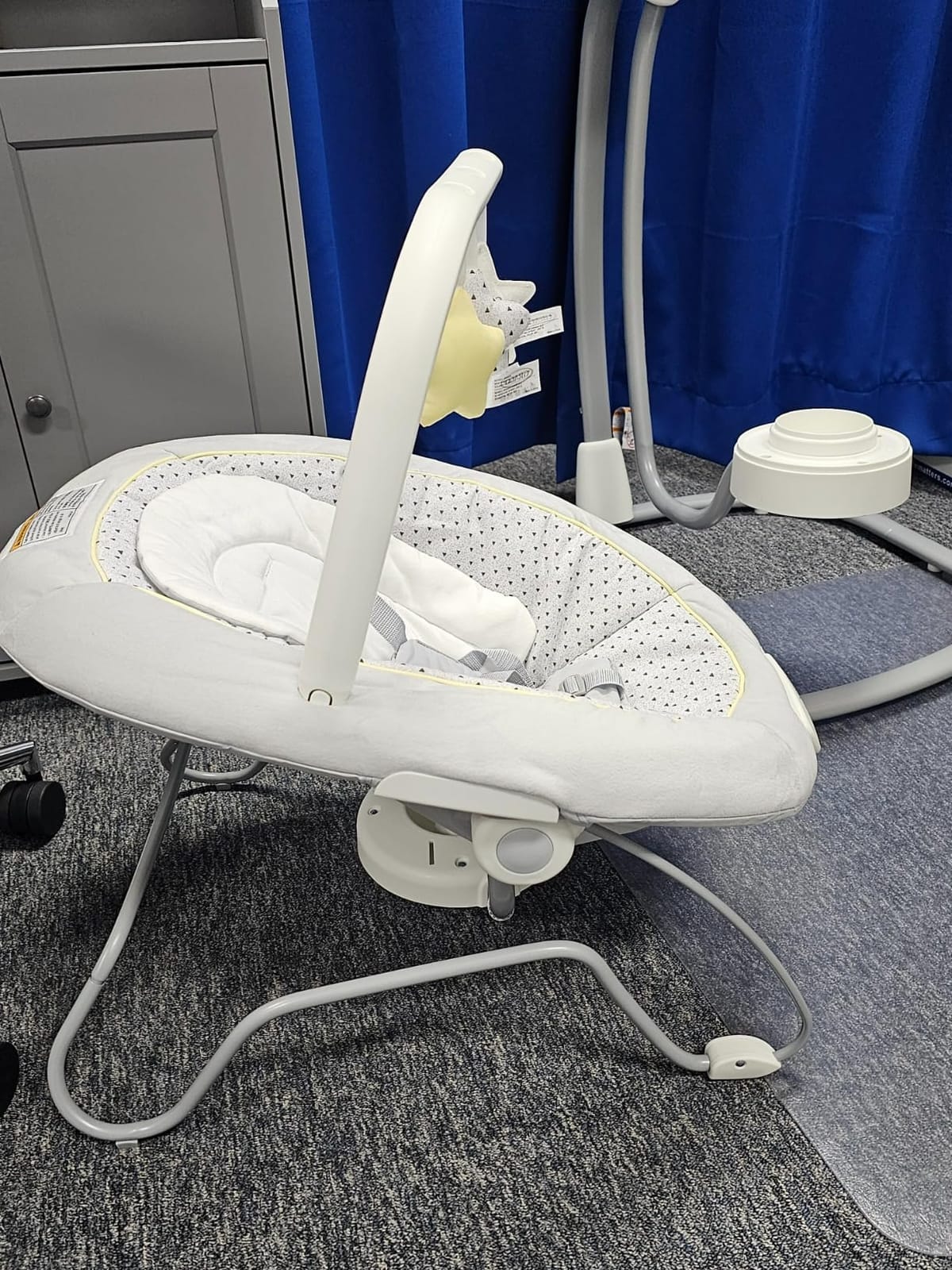 Graco Sway2Me Portable Baby Swing and Bouncer Seat with Music, Sounds, and Adjustable Settings, Watson Collection customer photo 2