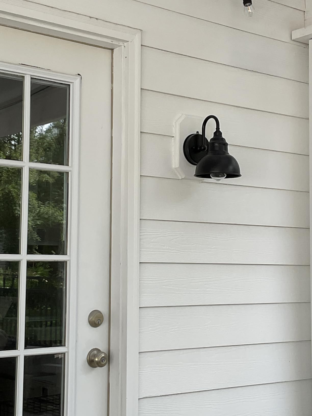 Barn Light Gooseneck Light, Small Farmhouse Outdoor Lighting customer photo 1