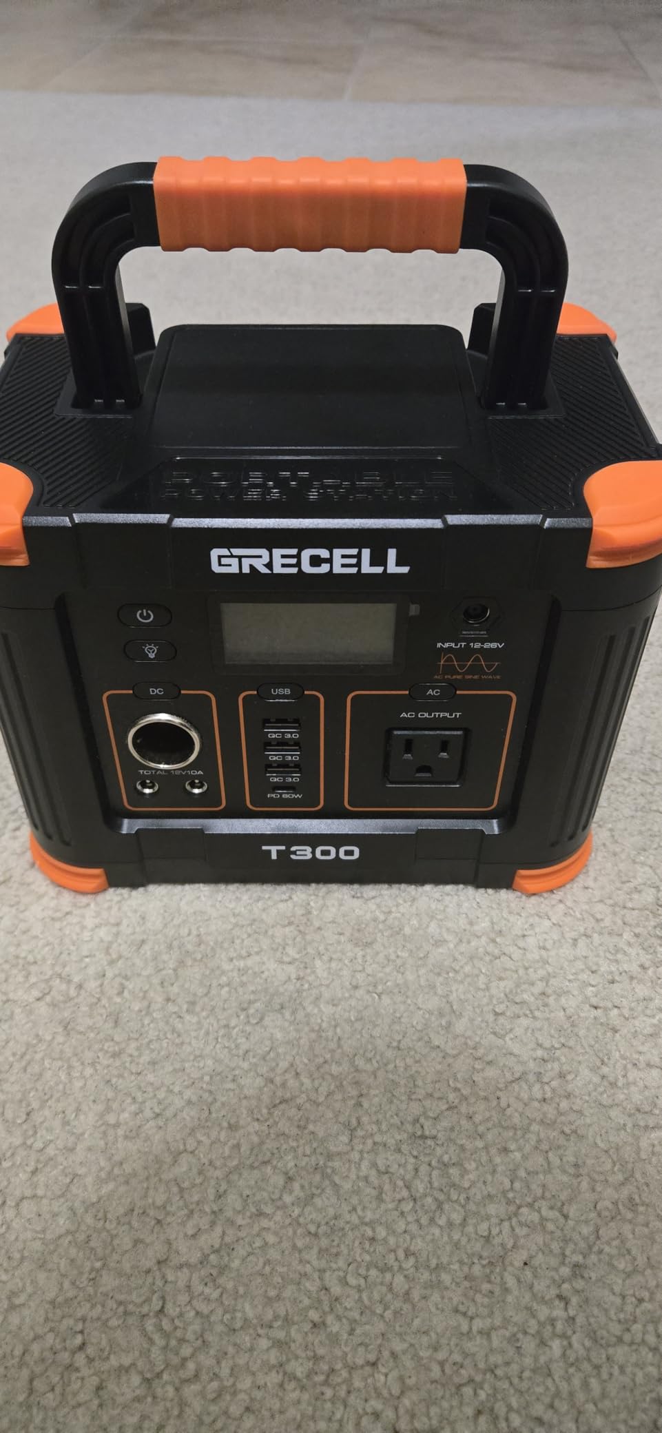 GRECELL Portable Power Station 330W, 230.88Wh Solar Generator customer photo 2