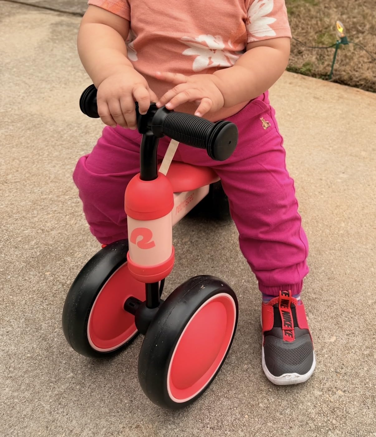 Retrospec Cricket Baby Balance Bike, 4-Wheel Ride-On Toy for Ages 12-24 Months - First Bike & Toddler Bike for 1 Year Old Boys & Girls, First Birthday Gift customer photo 2
