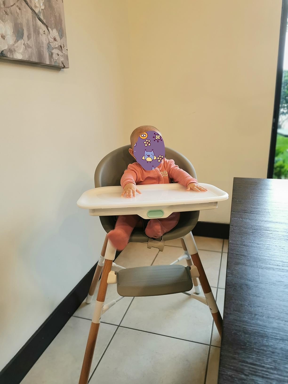 Skip Hop Baby High Chair 4 in 1 Convertible High Chair, EON, Slate Blue customer photo 1