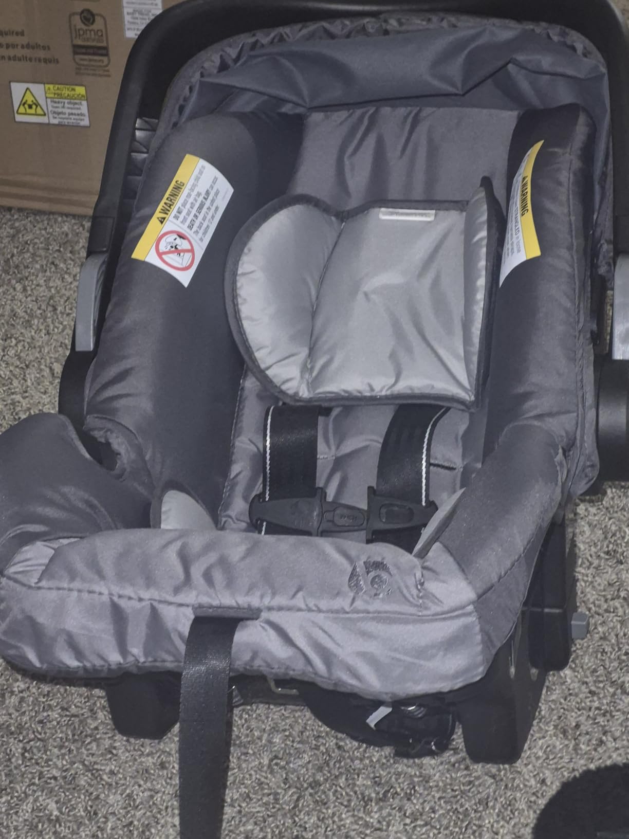 Baby Trend EZ-Lift Plus Infant Car Seat, Ultra Grey - Newborn Comfort Padding, Lightweight Carry Build, Adjustable Harness System customer photo 1