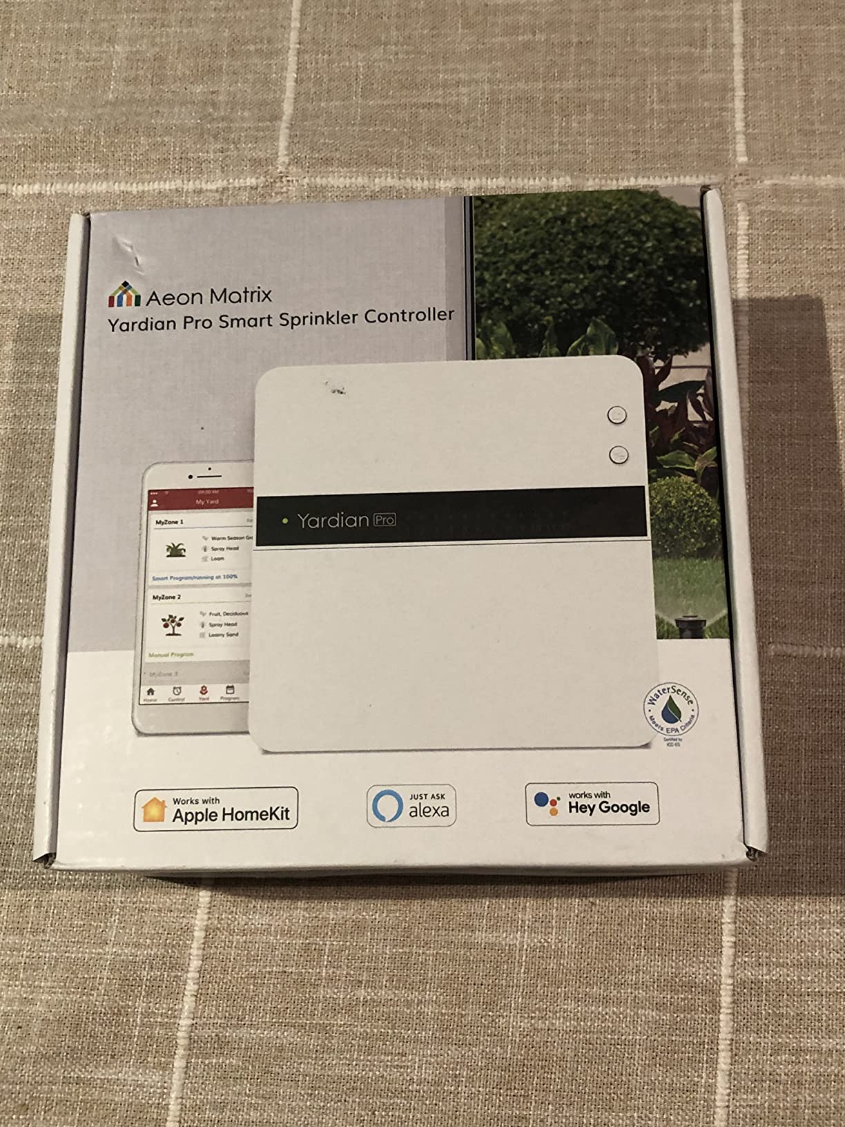 Yardian Pro 6-Zone Smart Sprinkler Controller, Apple HomeKit & Wi-Fi | Apple HomeKit & Home Assistant Compatible, Ethernet & Wi-Fi, Weather-Based Scheduling, Easy DIY Install, Manual Buttons customer photo 2