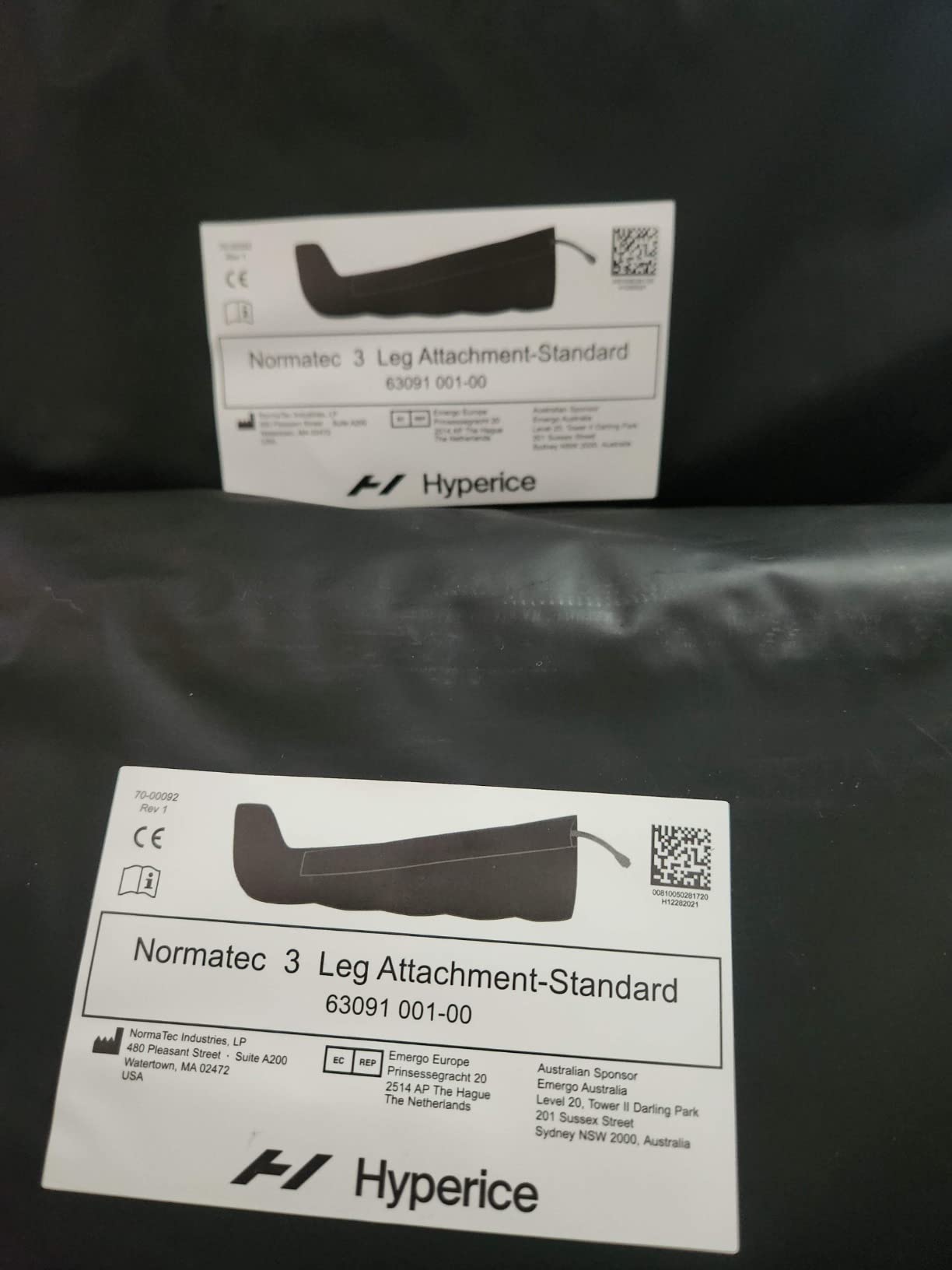 Hyperice Normatec 3 Legs Compression Boots Full Leg Recovery Size Standard | Relieve Muscle Aches Pain | Reduce Tension Swelling | 7 levels | Increase Circulation | ZoneBoost | FSA-HSA Eligible | TSA customer photo 2