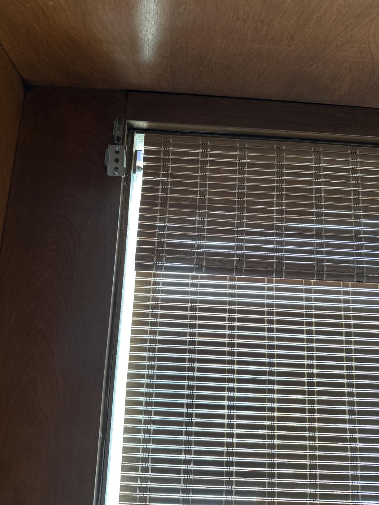 LazBlinds No Drill Cordless Bamboo Roman Shades, 35