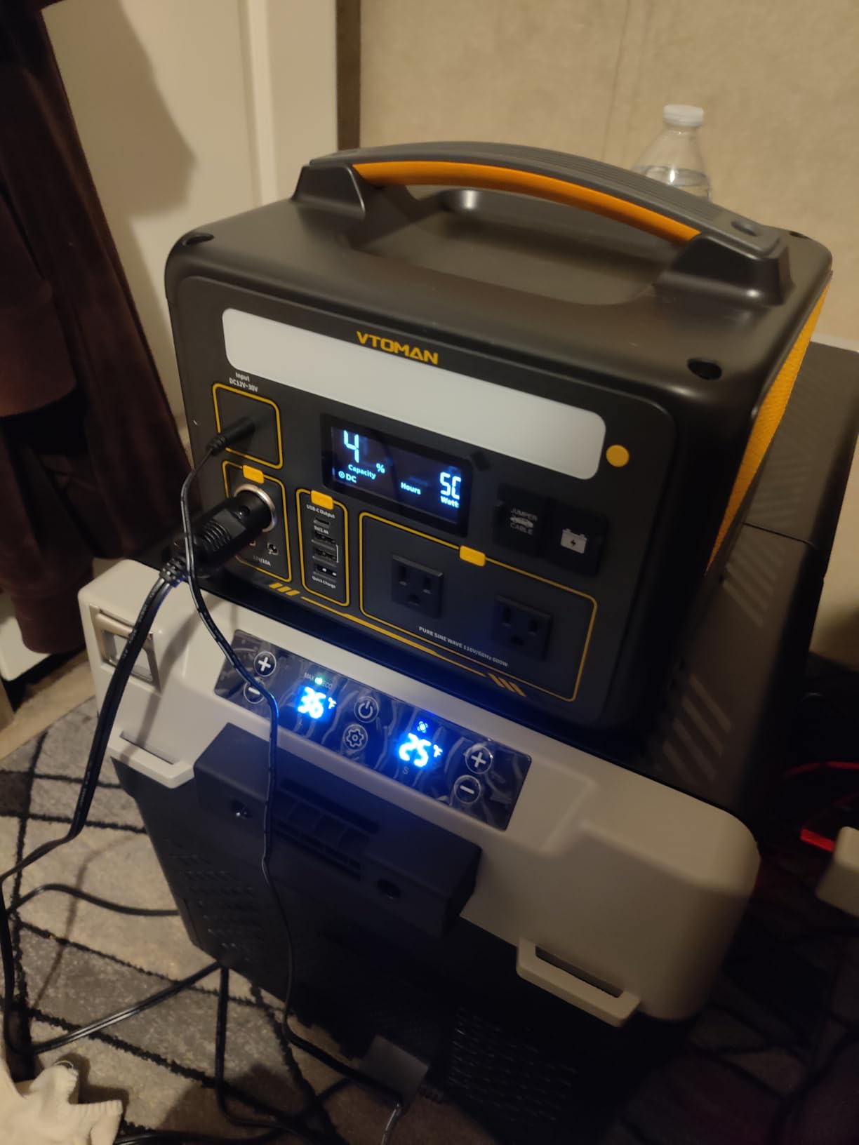 VTOMAN Jump 600X Portable Power Station 600W, 9 Ports LEP Solar Generator customer photo 2
