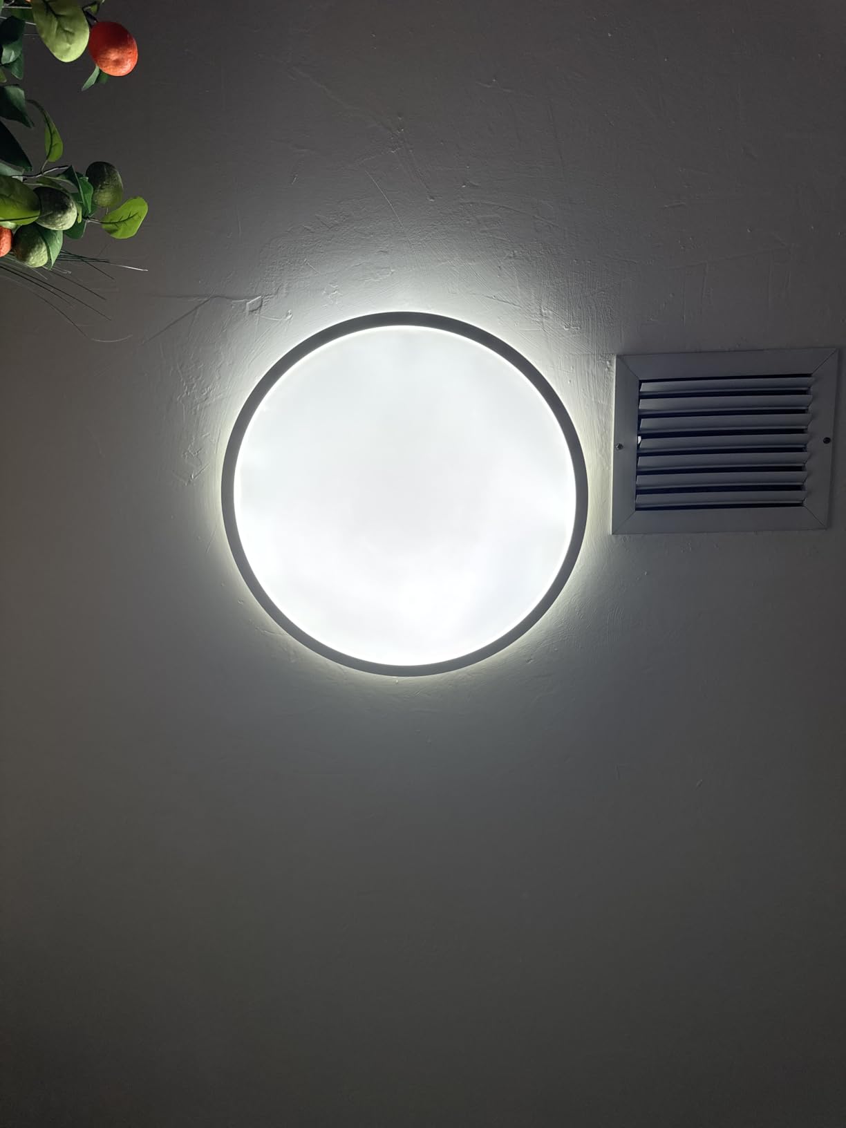 zemty 6Pack 12-Inch LED Flush Mount Ceiling Lights, 24W 3200Lumens 5 CCT Adjustable (3000K-6500K), Round Bright Light Fixture for Bedroom Kitchen Bathroom Hallway Closet(White) customer photo 1
