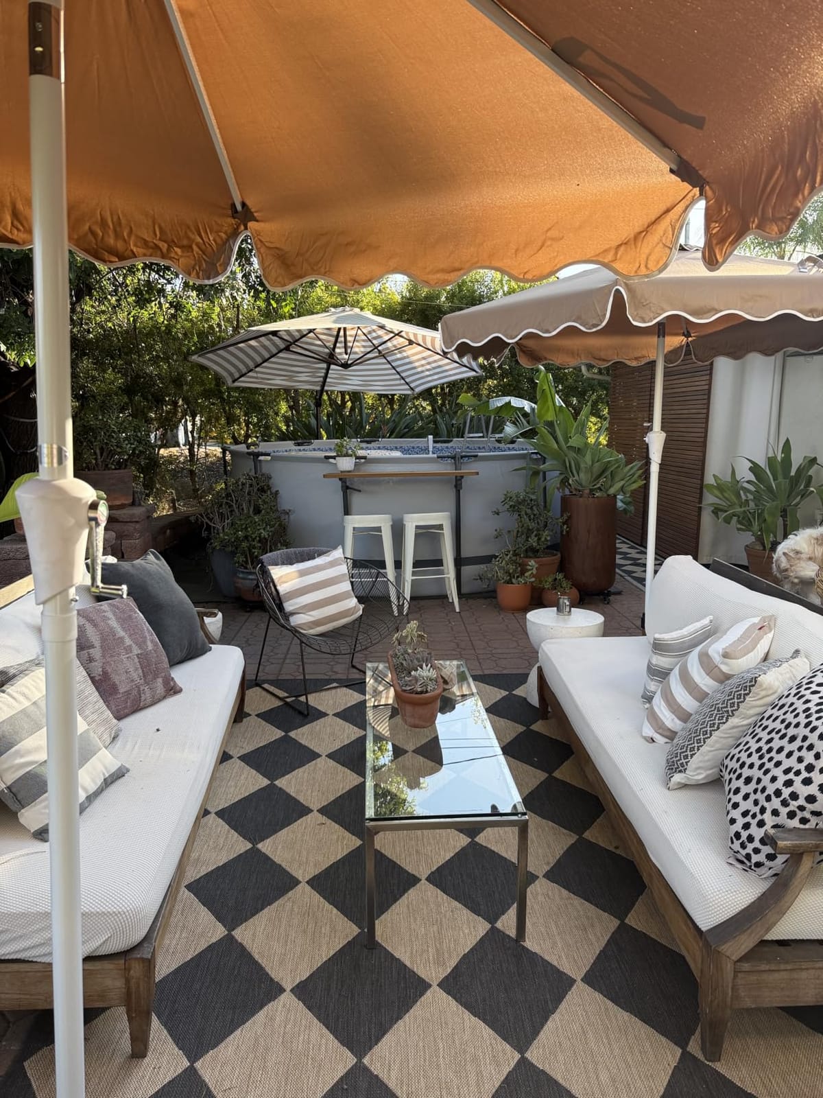 nuLOOM Sabina Dark Grey Trellis Indoor/Outdoor Area Rug, 8' x 10' customer photo 1
