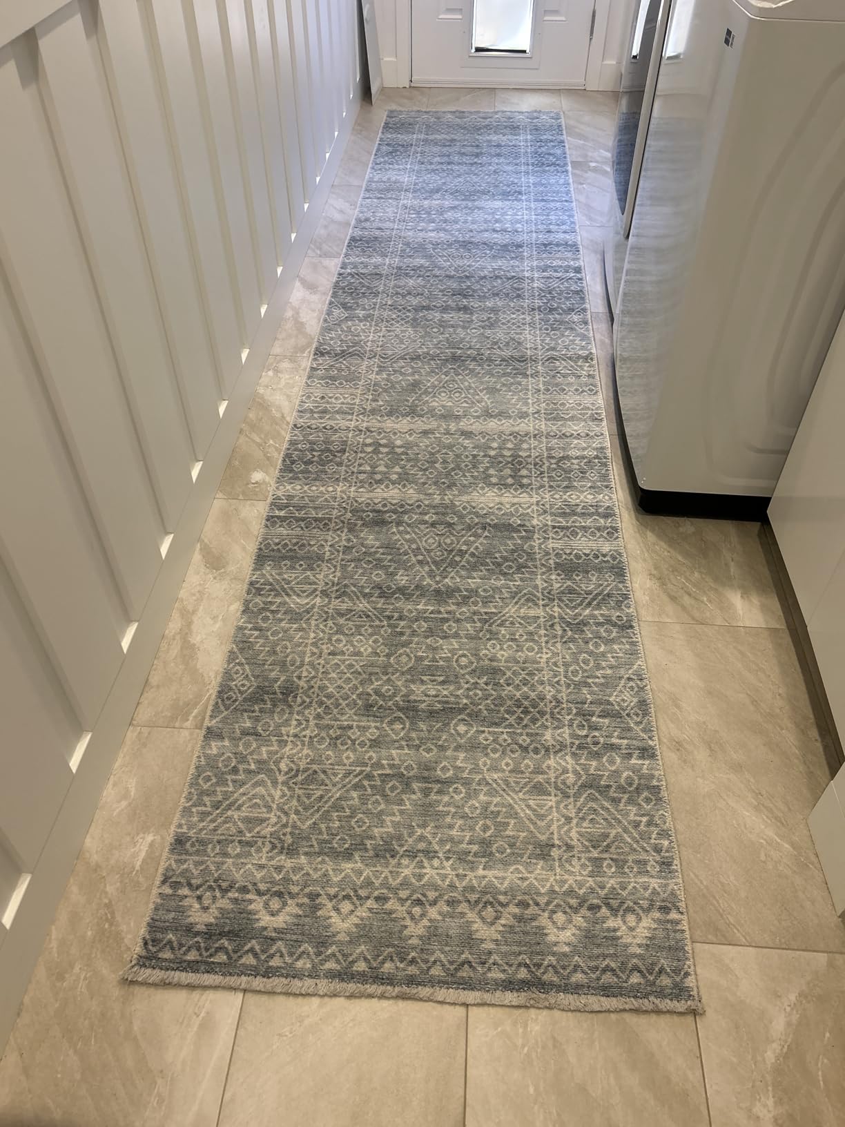 Bloom Rugs Caria Washable Non-Slip 5x7 Rug - Ivory/Black Striped Area Rug for Living Room, Bedroom, Dining Room, and Kitchen - Exact Size: 5' x 7' customer photo 2
