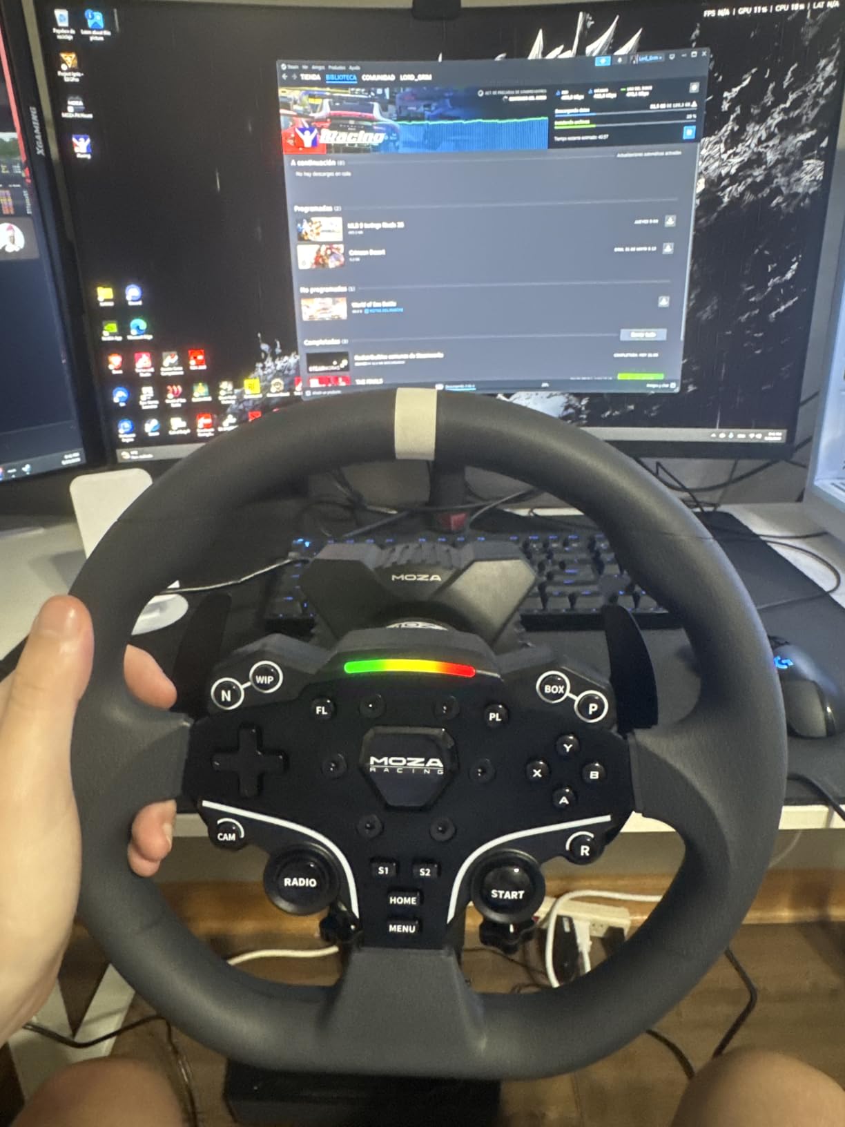 MOZA R3 Bundle Kit Direct Drive Servo base, Racing Wheel and Pedals for PC customer photo 2