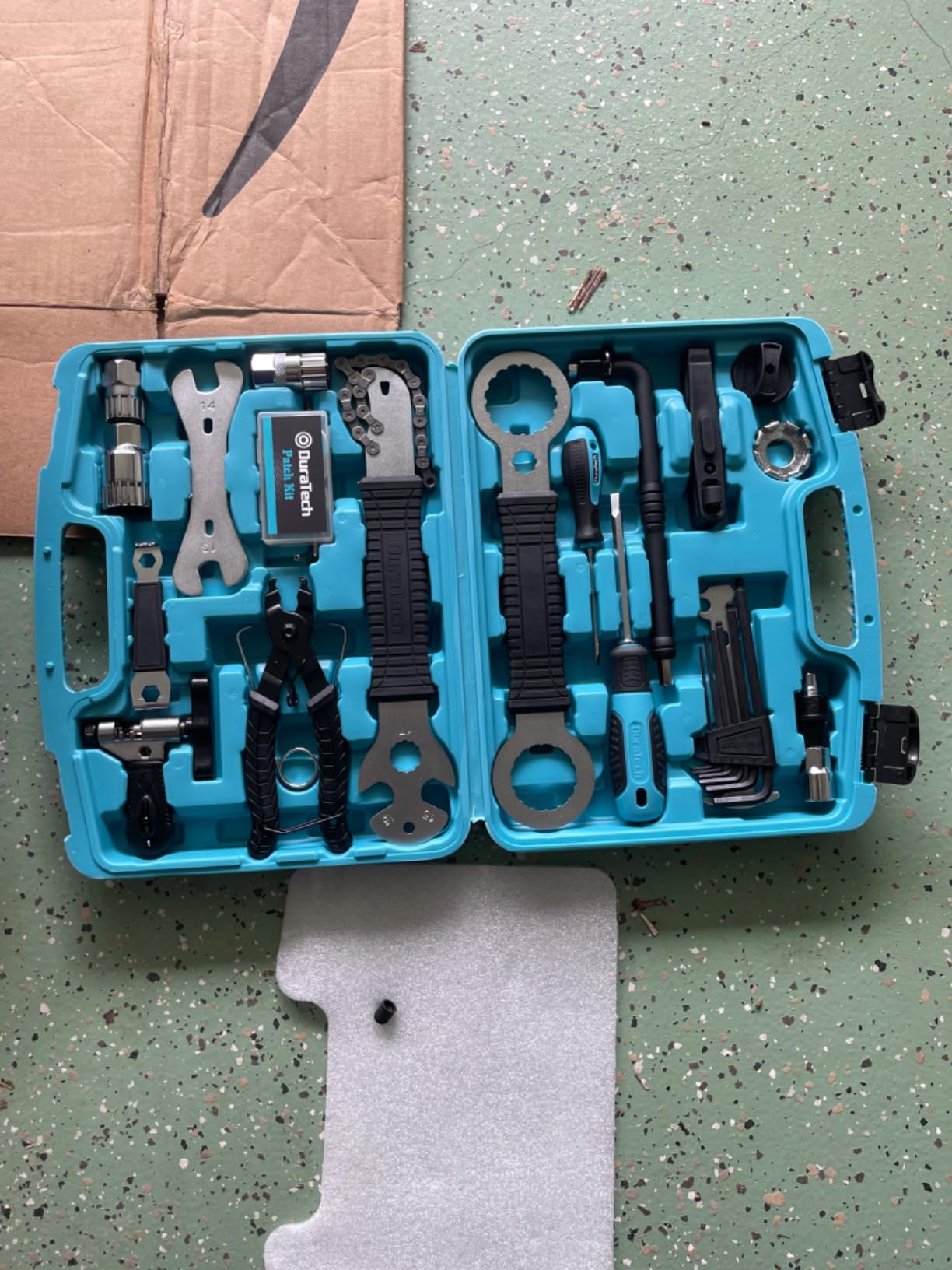 DURATECH 41 Pieces Bicycle Repair Tools, Bike Tools Kit with Storage Box customer photo 2
