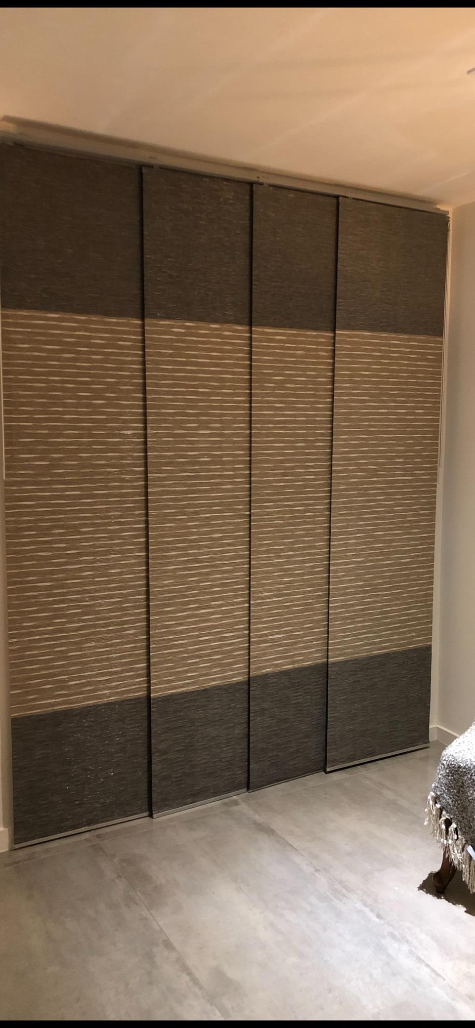 GoDear Design Vertical Blinds Woven Closet 45.8