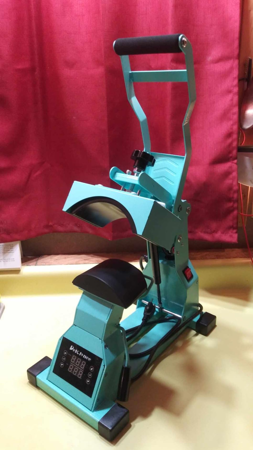 Hat Heat Press Machine for Caps with 2pcs Interchangeable Platens(6.7